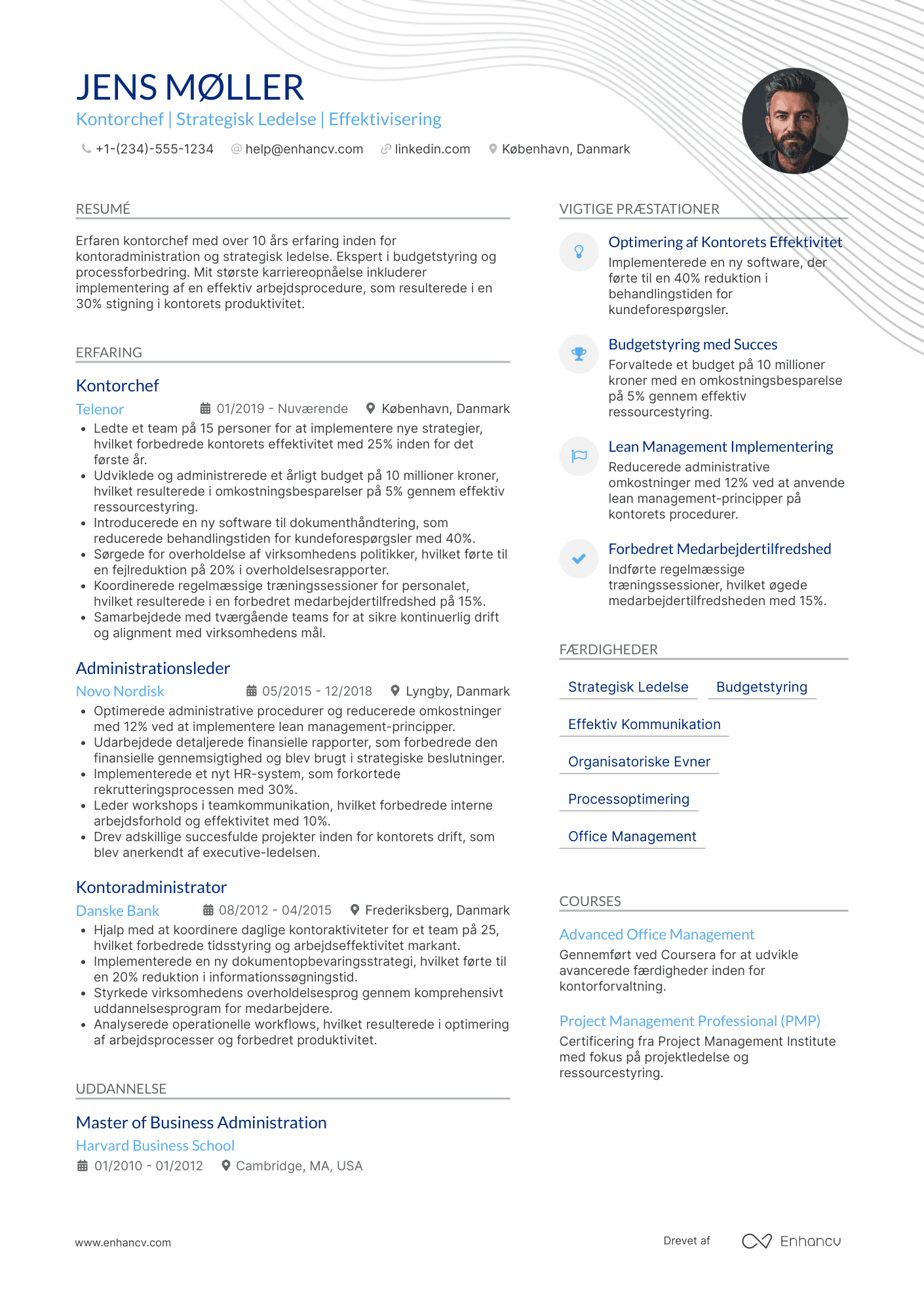 Kontorchef CV