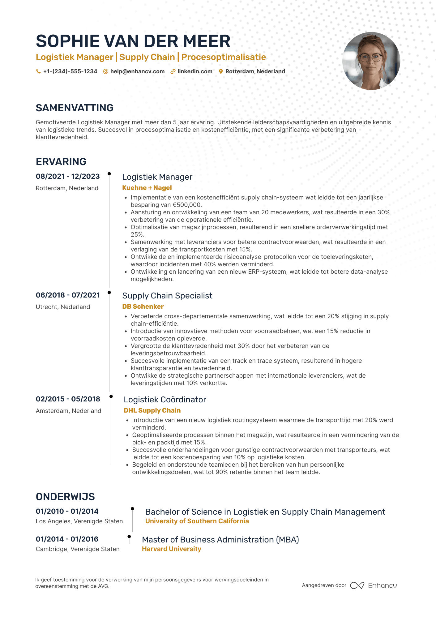 Logistiek Manager CV