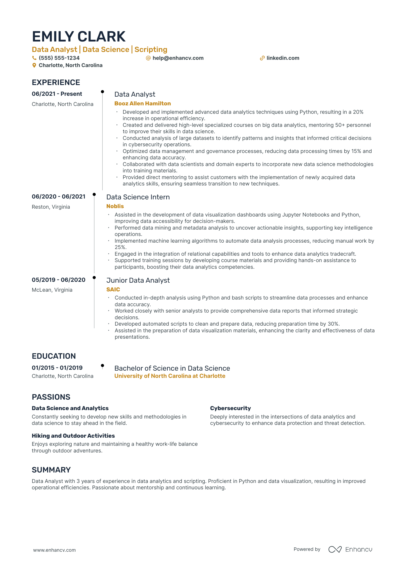 Data Science Instructor Resume Example Resume Example