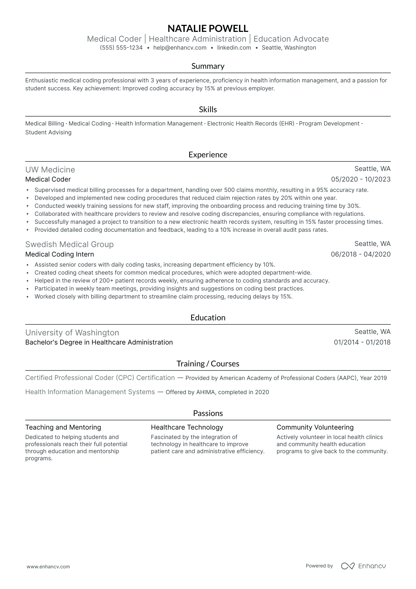 Medical Coding and Billing Specialist Resume Example Resume Example