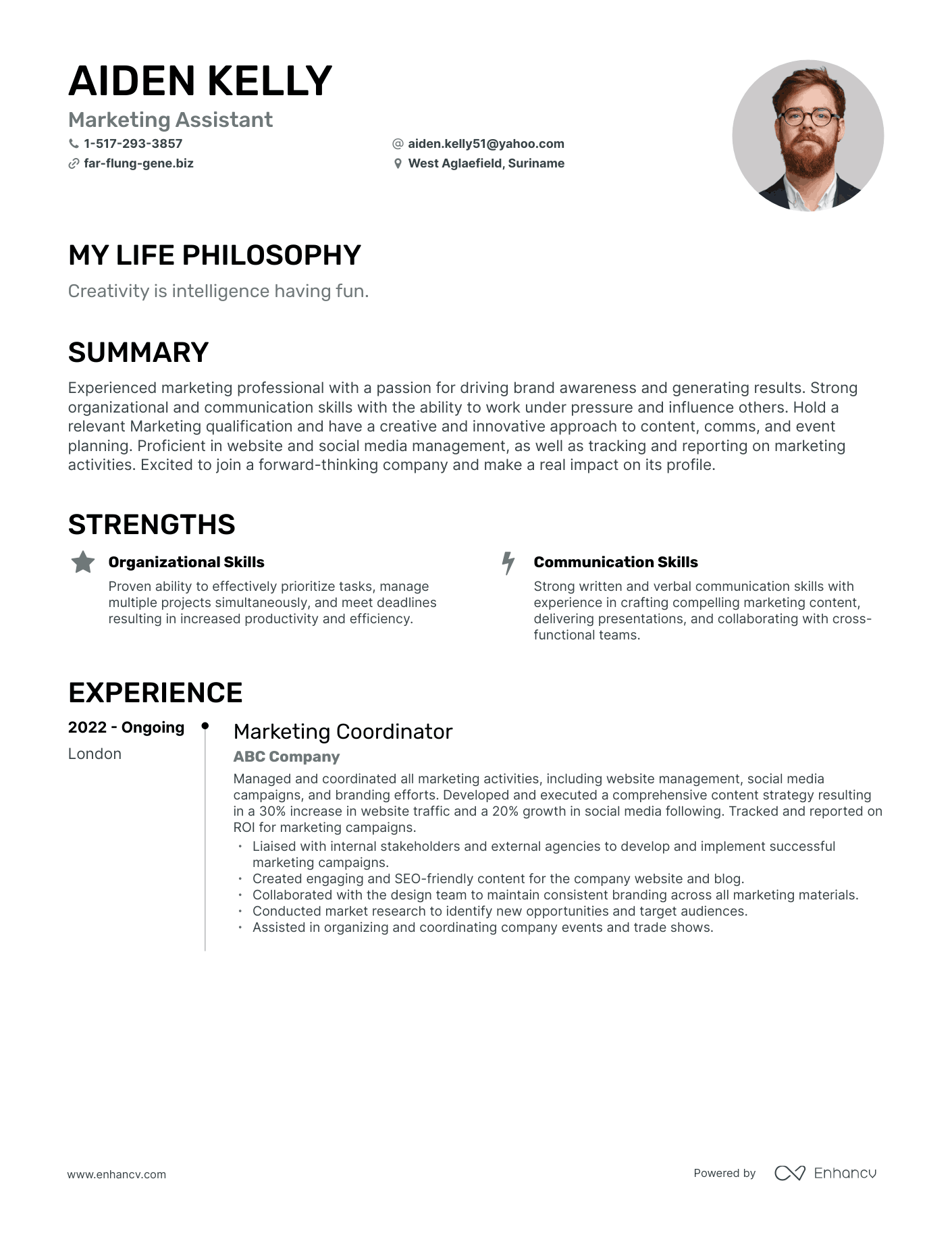 3 Marketing Assistant Resume Examples How To Guide For 2023