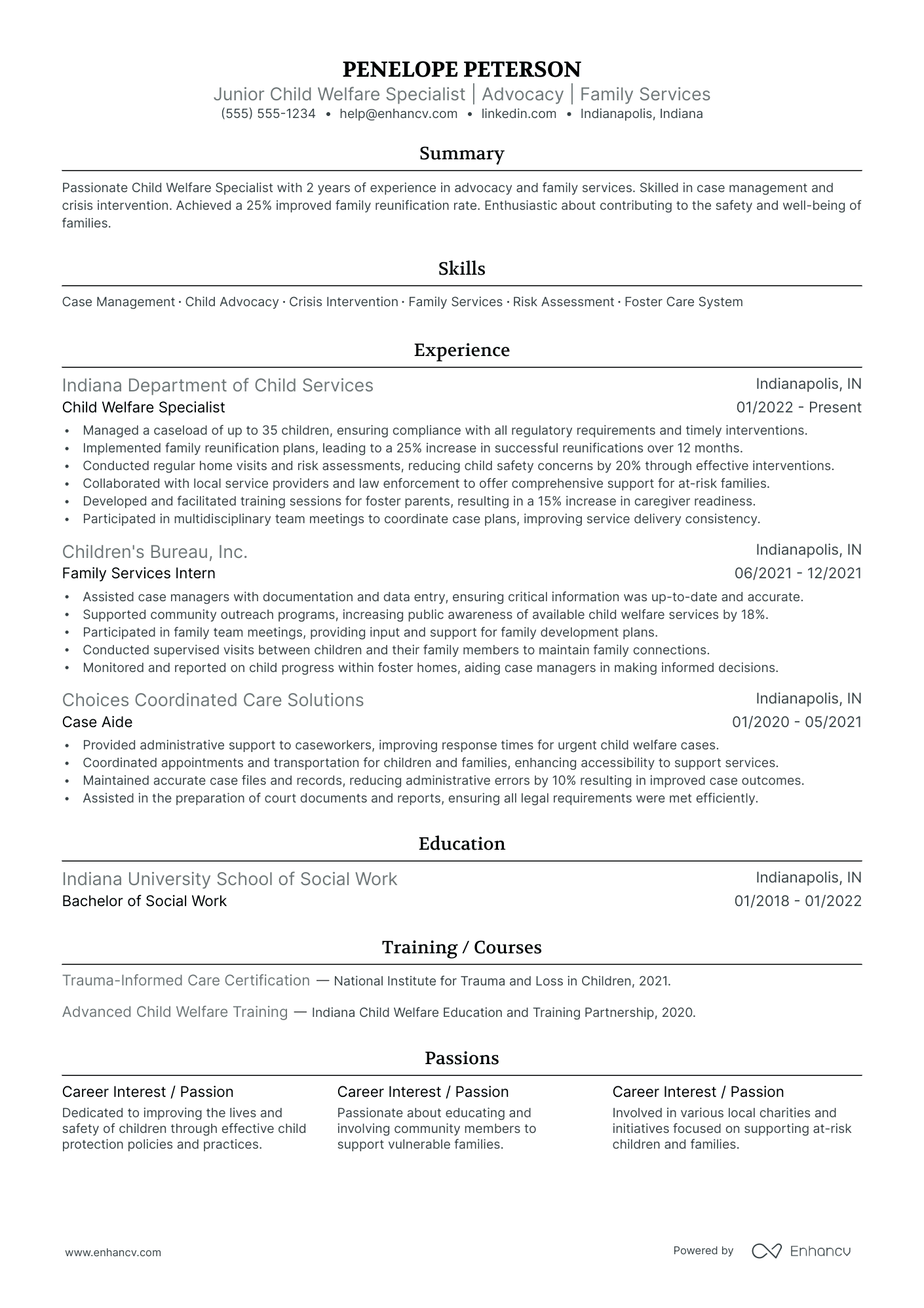 Mid-Level Administrative Assistant resume example