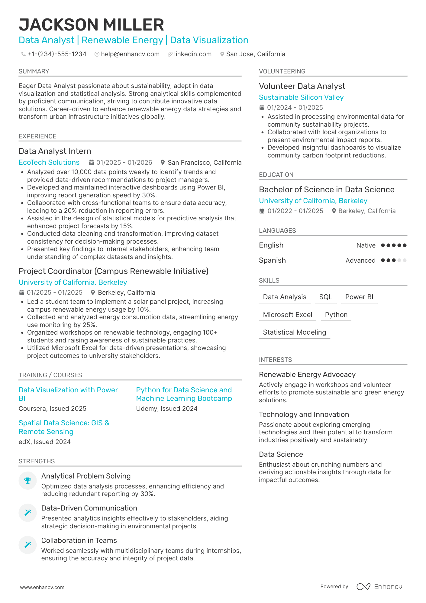 Entry-Level resume example