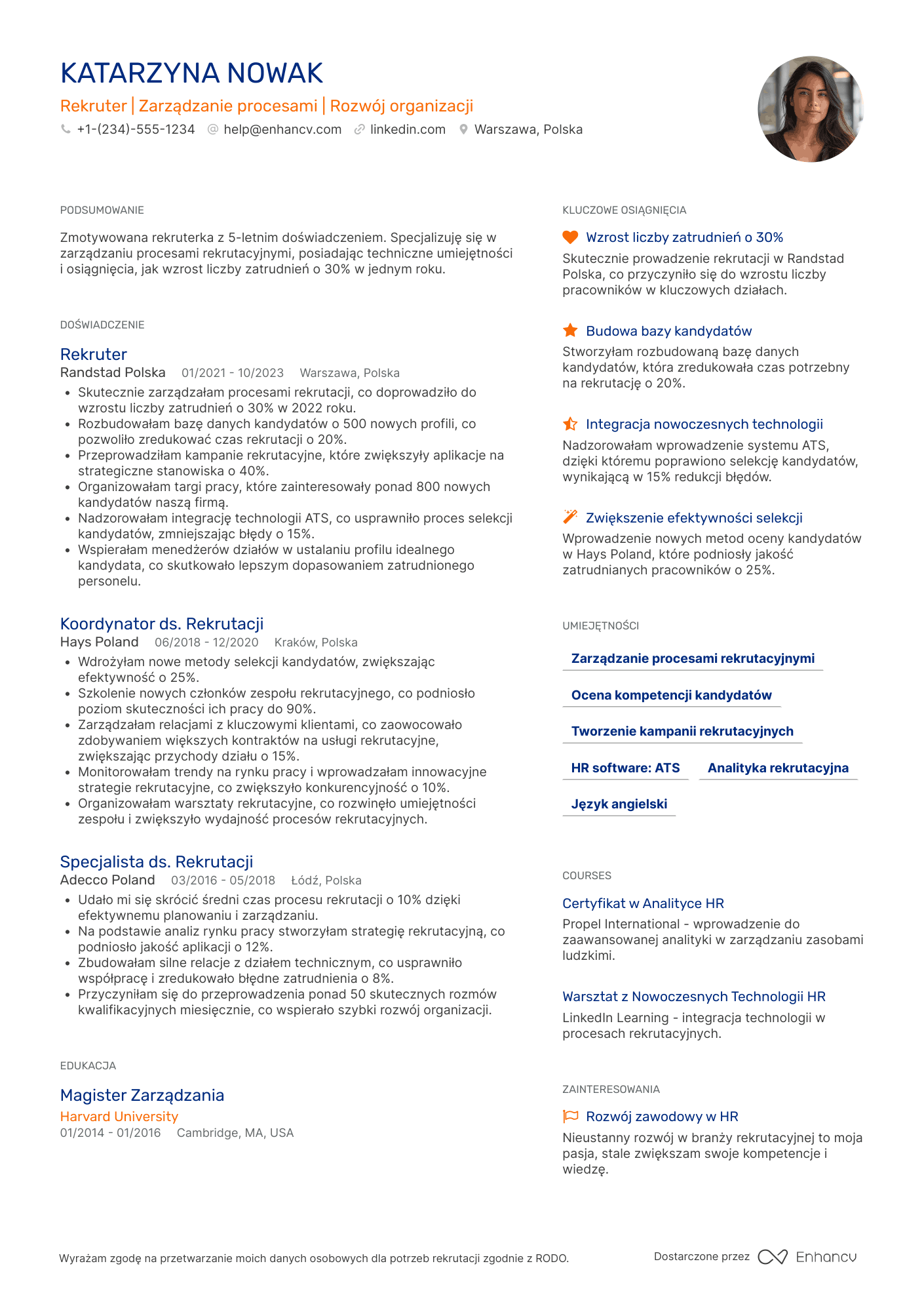 Rekruter CV