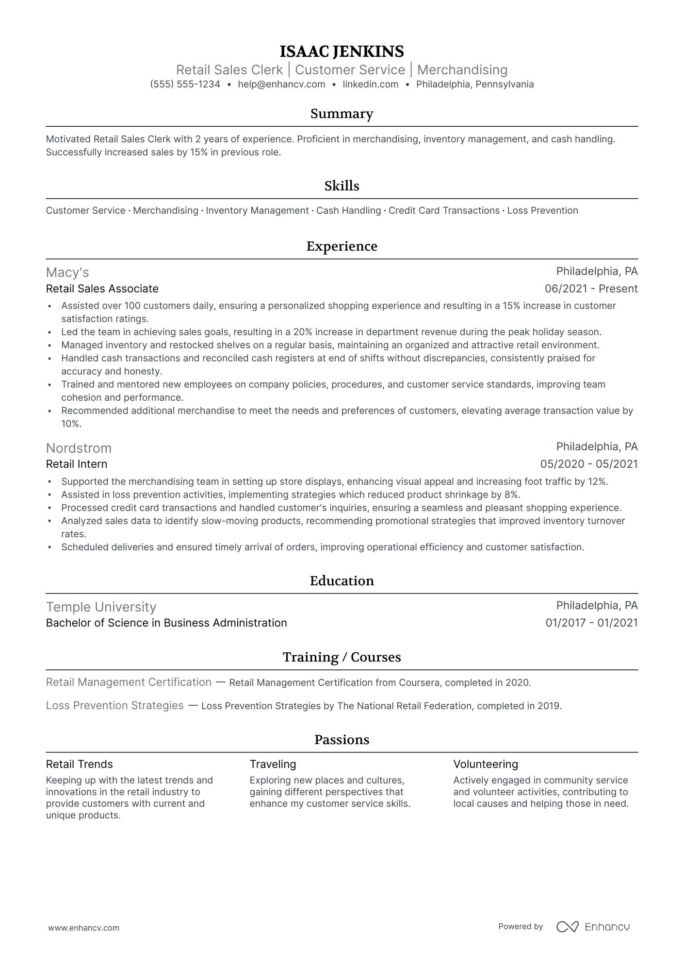 Wholesale Sales Clerk Resume Example Resume Example