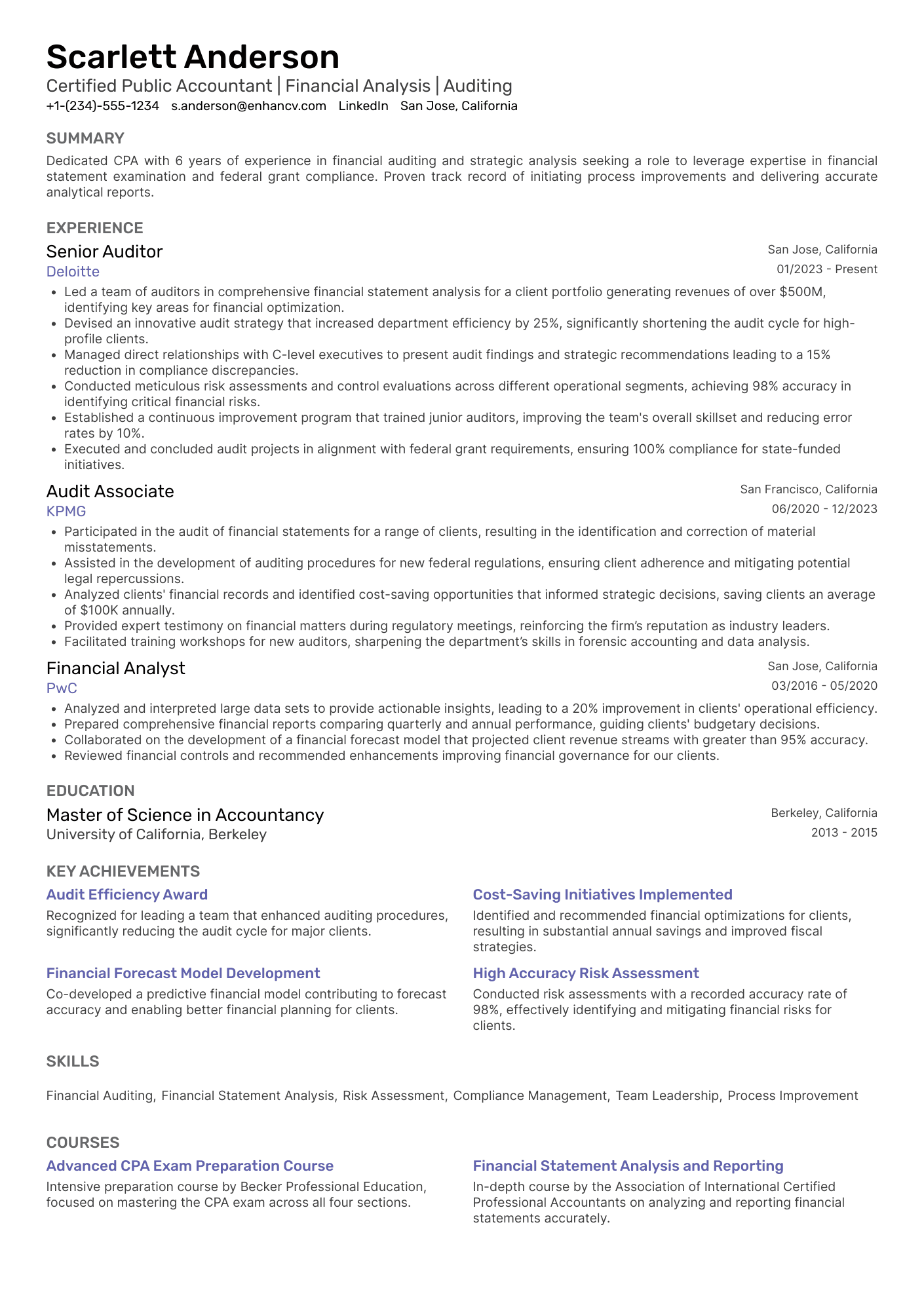 Grey single column classic resume template with a focus on experience and side projects.