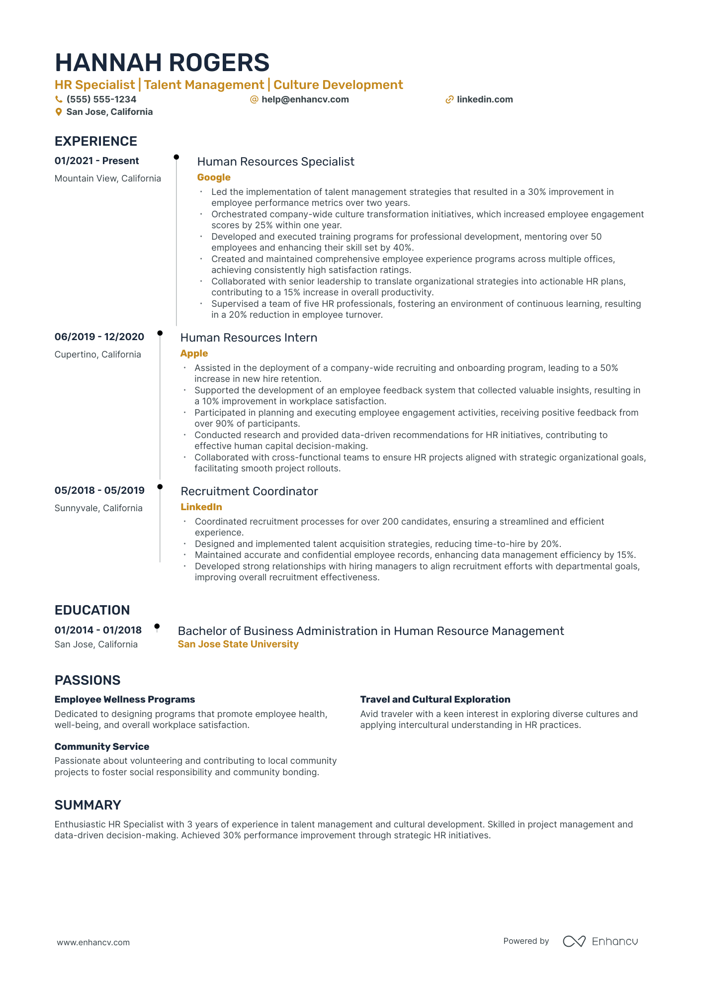 Chief of Staff - Human Resources Resume Example Resume Example