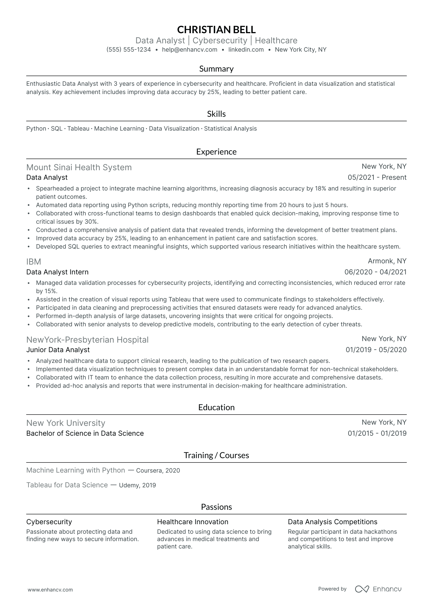 Medical Illustrator resume example