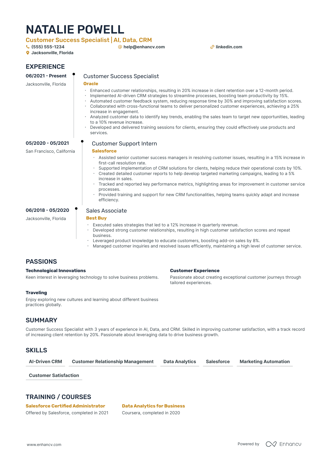 Technical Architect resume example