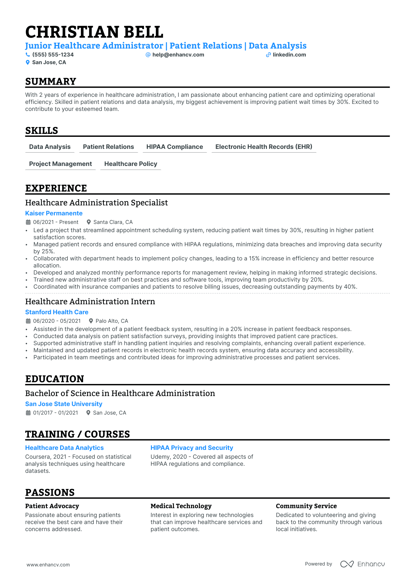 Pediatric Medical Assistant resume example