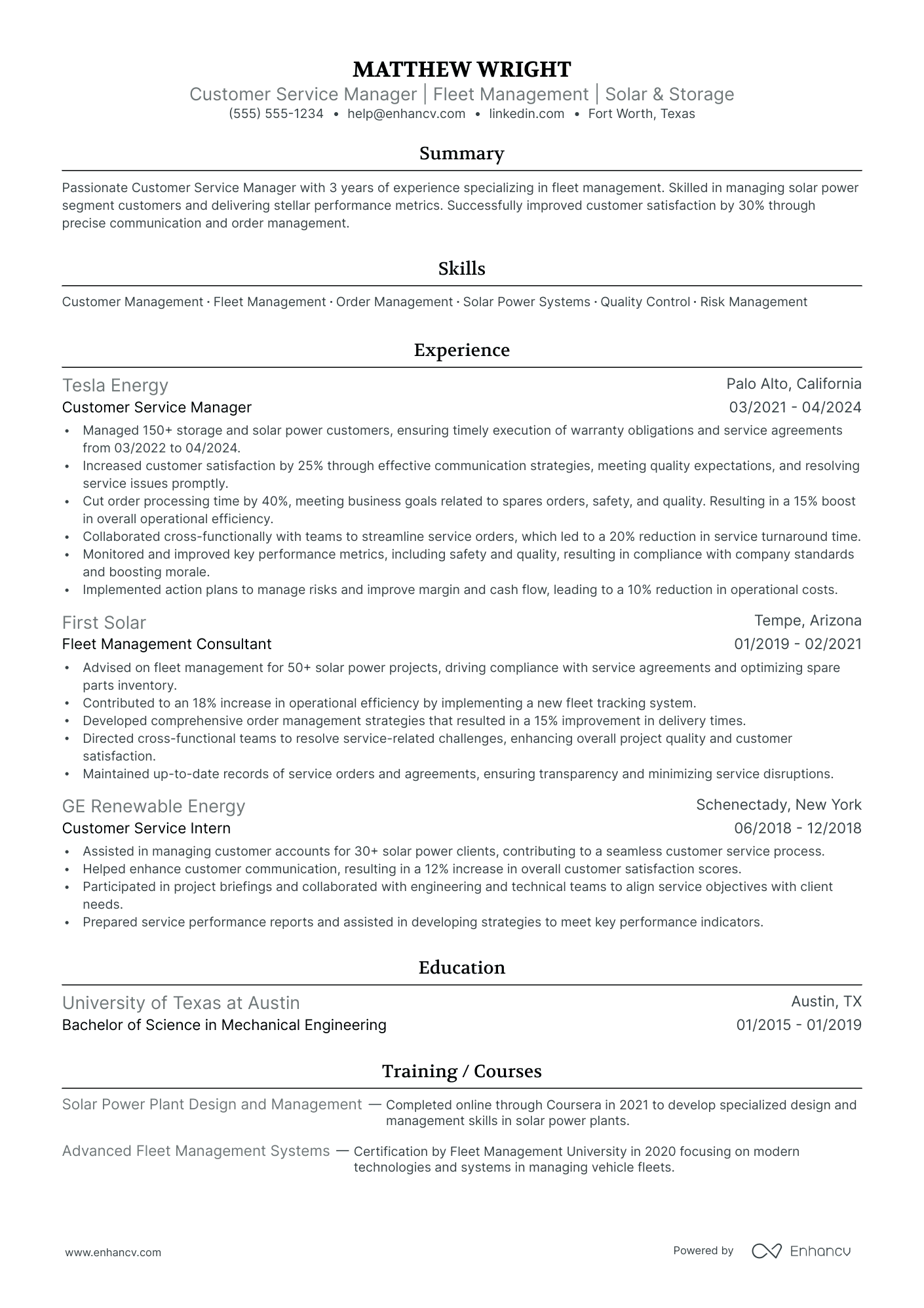 B2B Customer Service Manager Resume Example Resume Example