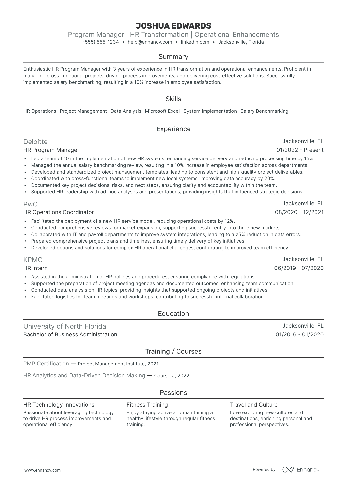 Senior HR Operations Manager Resume Example Resume Example