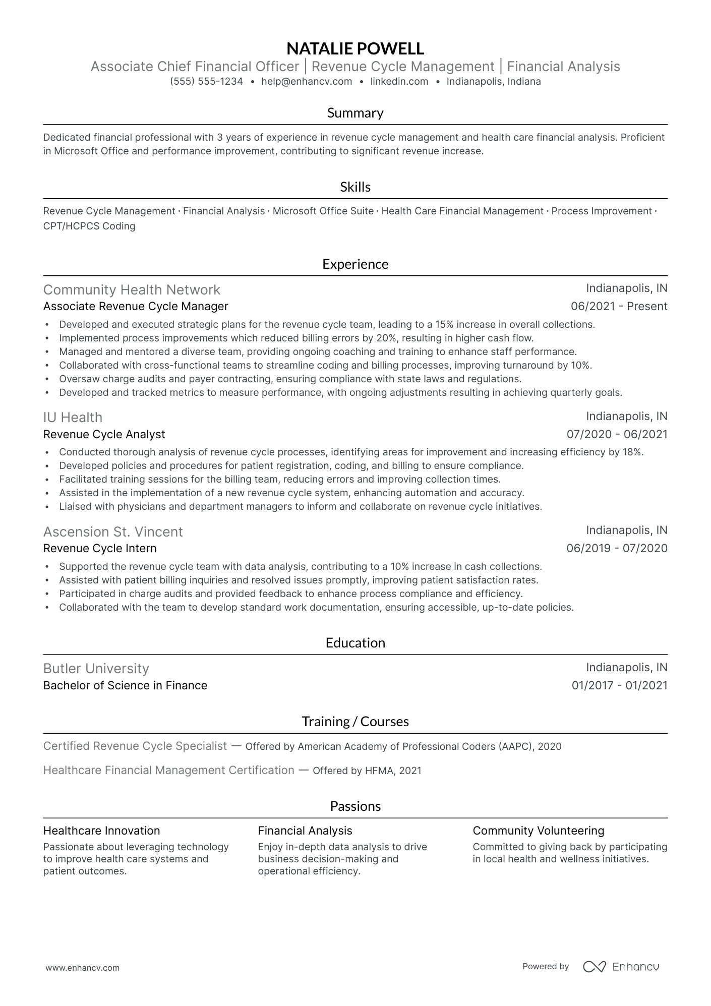 Associate Chief Revenue Officer Resume Example Resume Example