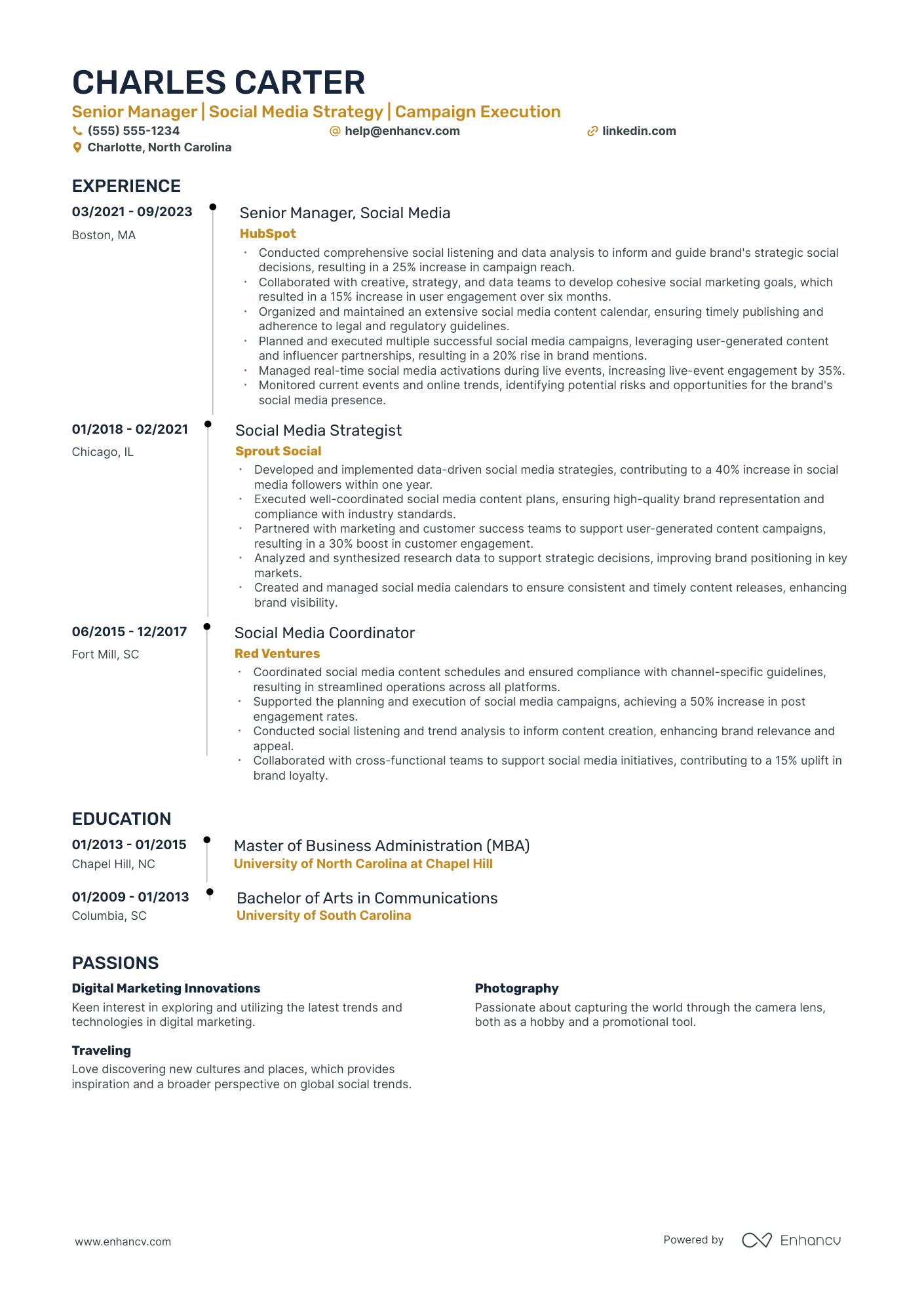 Junior Social Media Manager Resume Example Resume Example