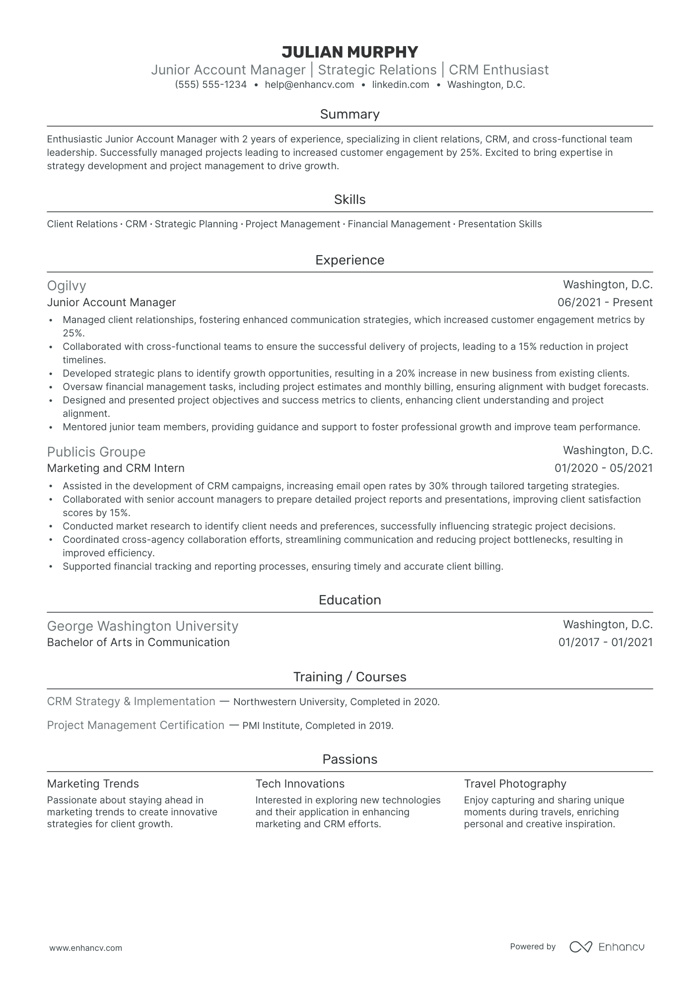 Senior Account Manager Resume Example Resume Example