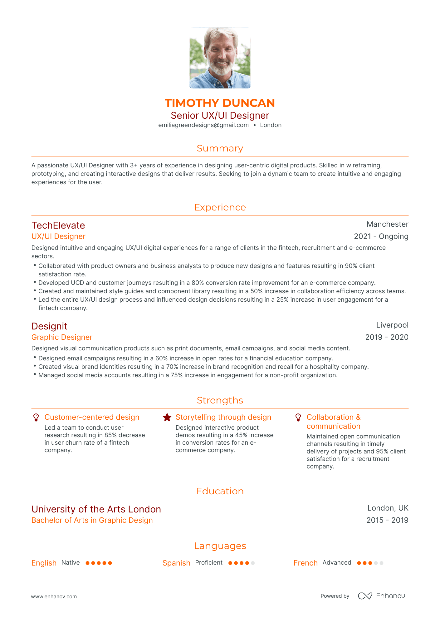 3 UI Designer CV Examples for 2023