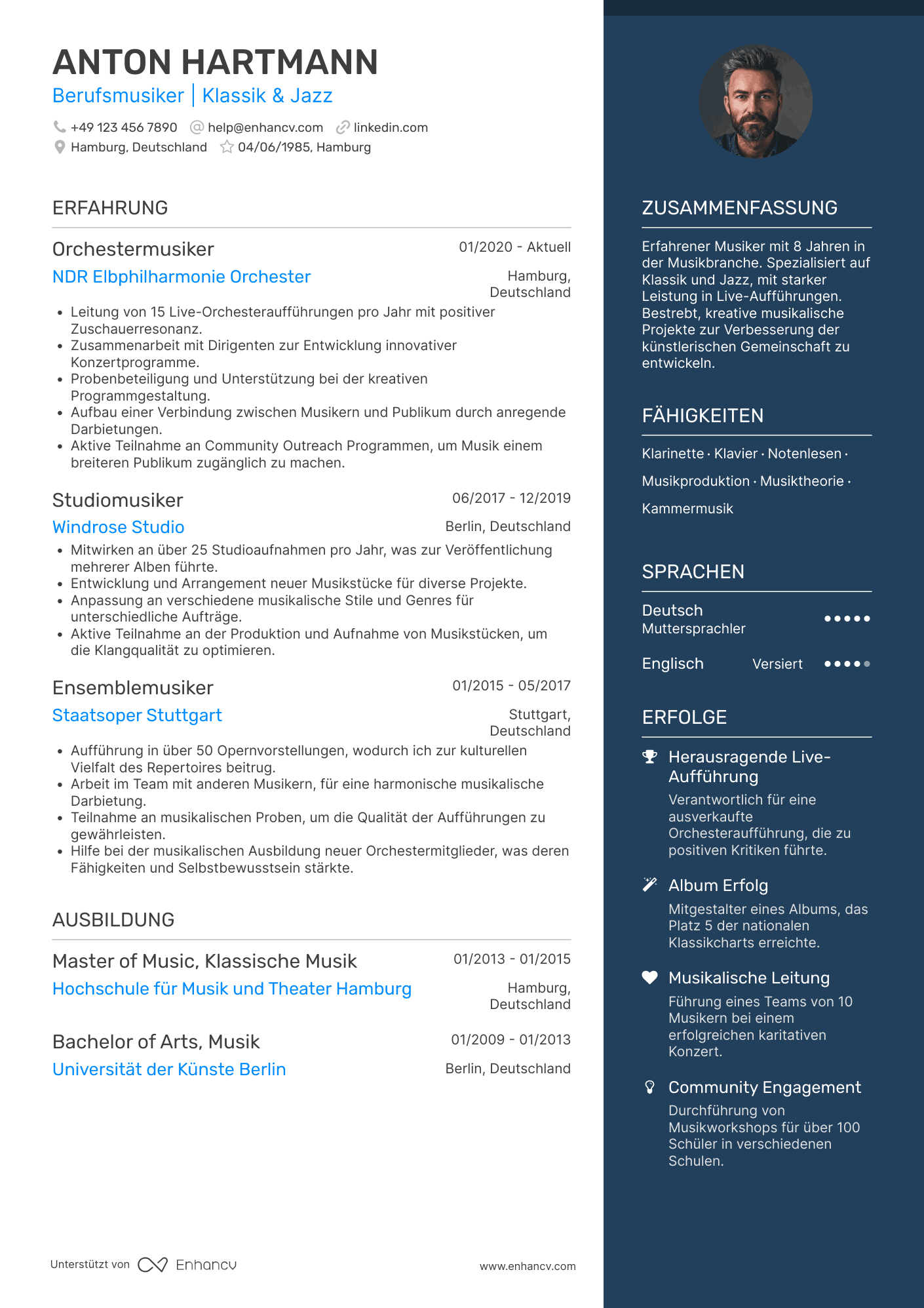 Musiker CV