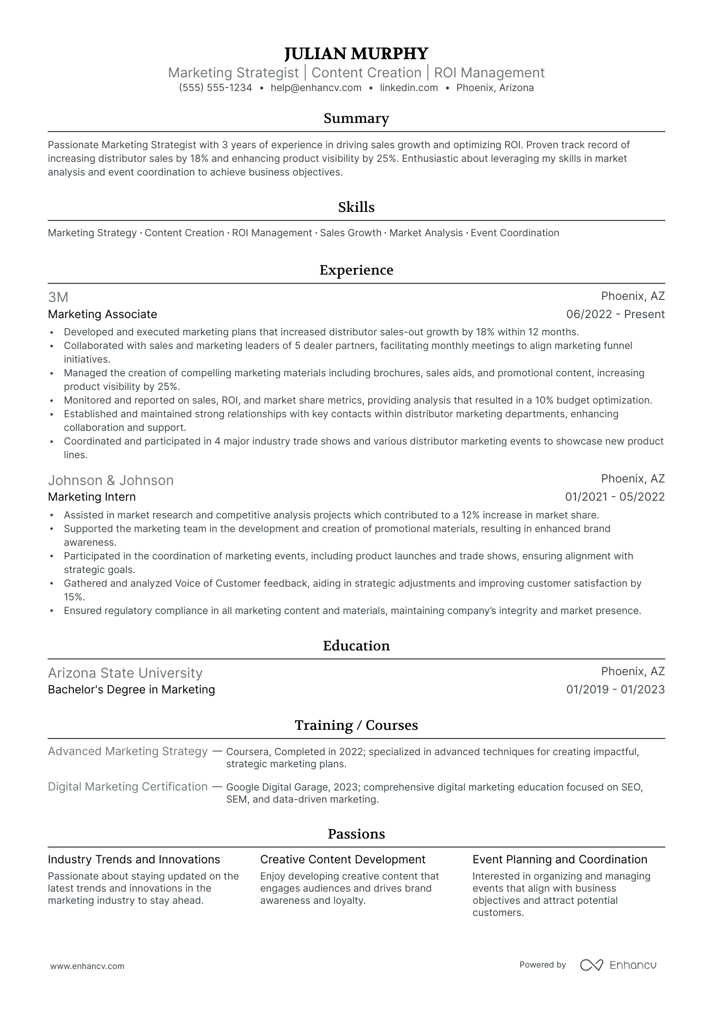 Trade Marketing Manager Resume Example Resume Example