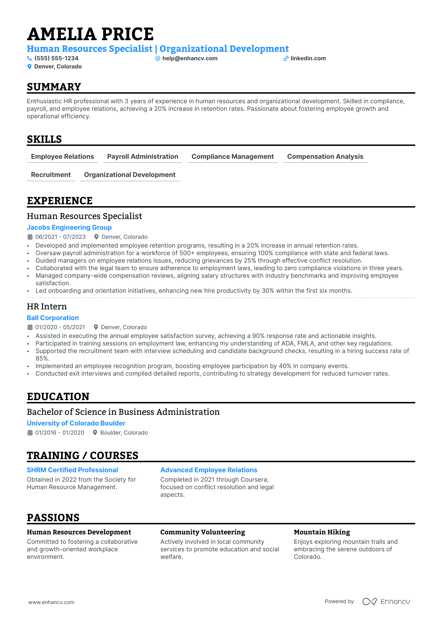 HR Director - Training and Development Resume Example Resume Example