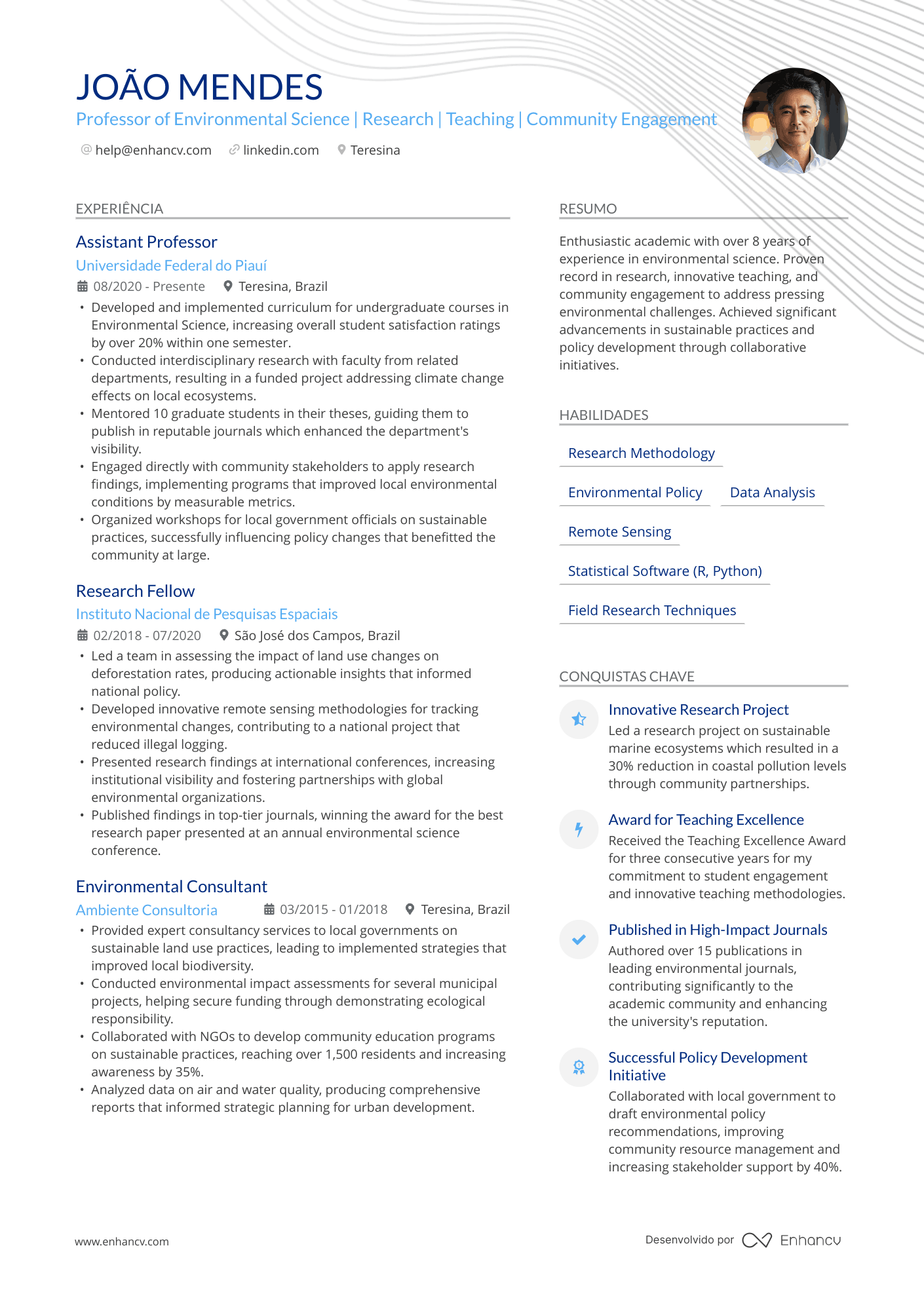 professor cv CV