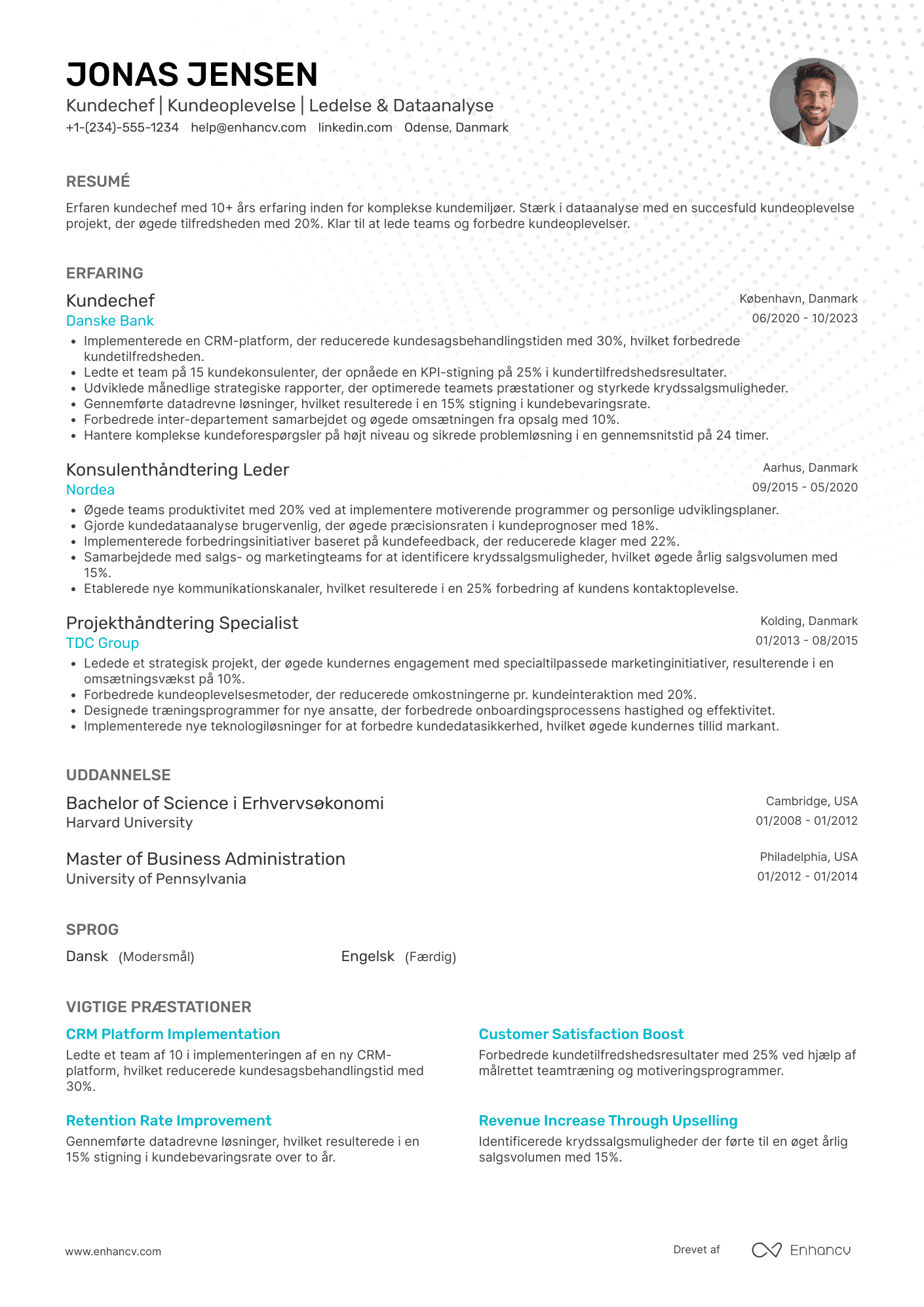 Kundechef CV