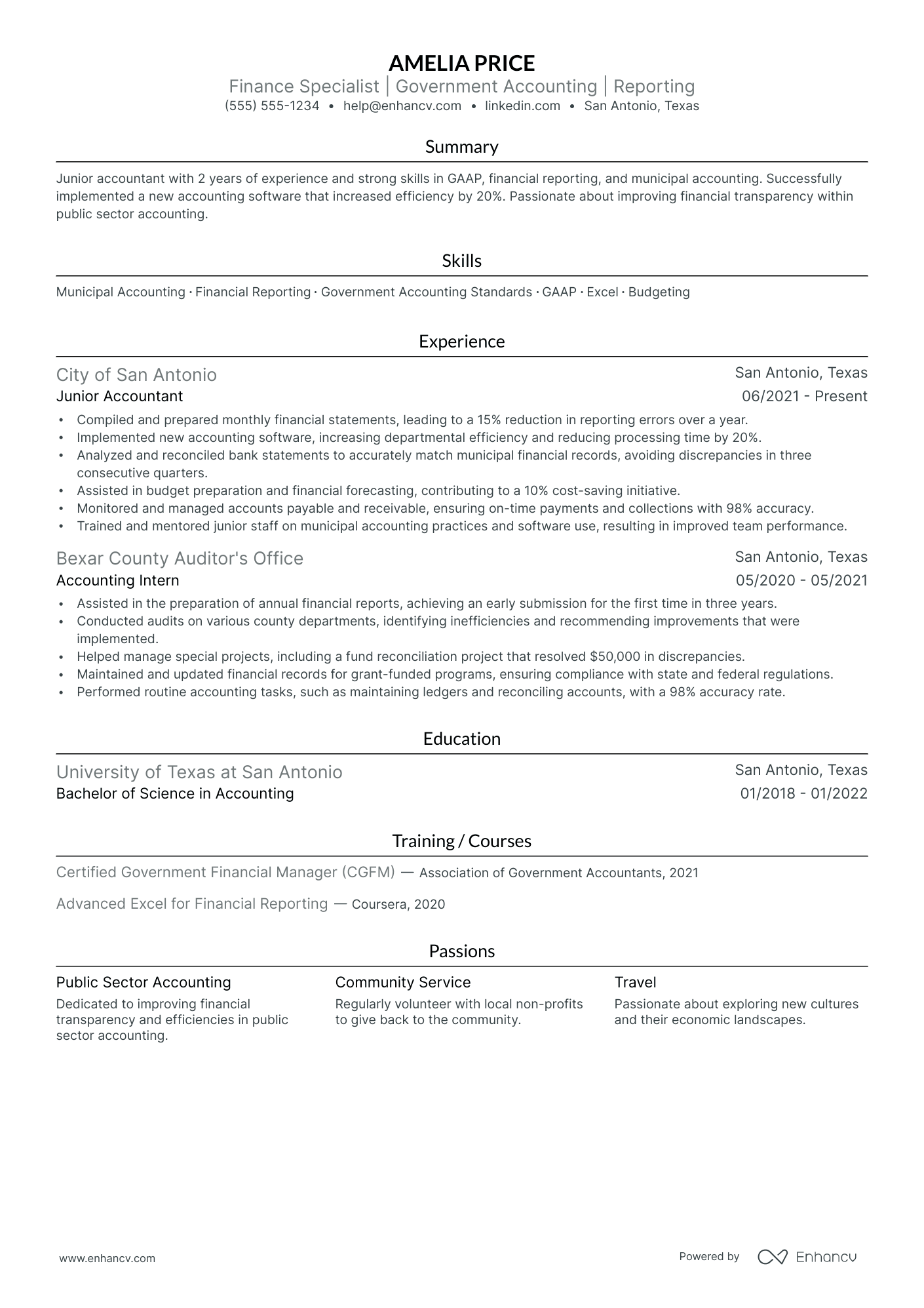 Chief Accountant Resume Example Resume Example