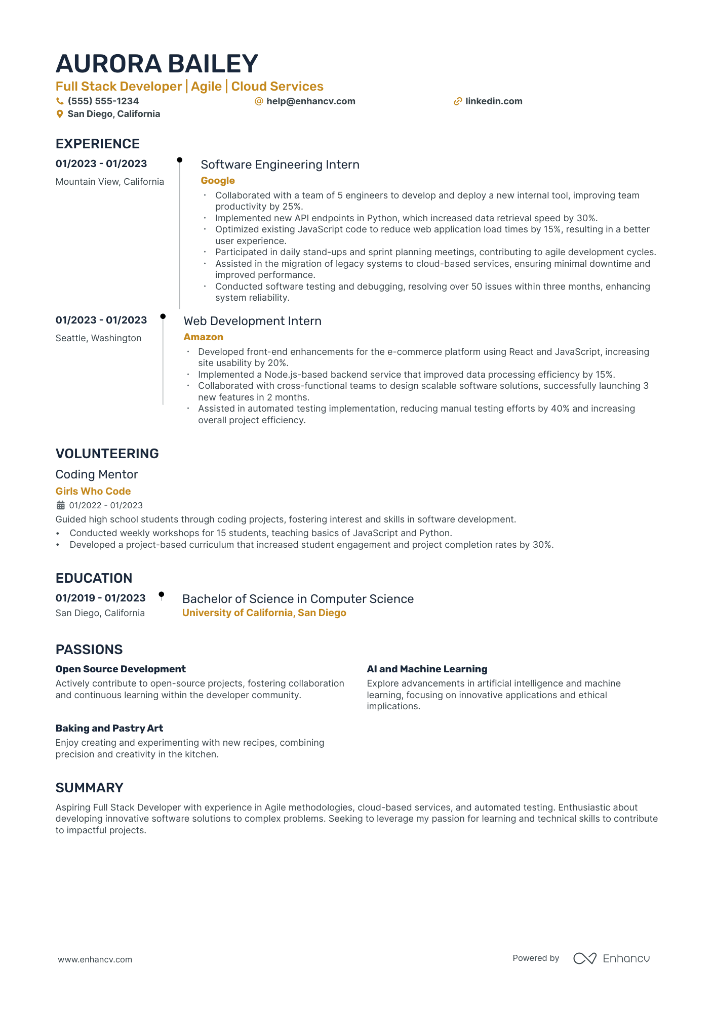 Entry-Level Python Developer Resume Example Resume Example