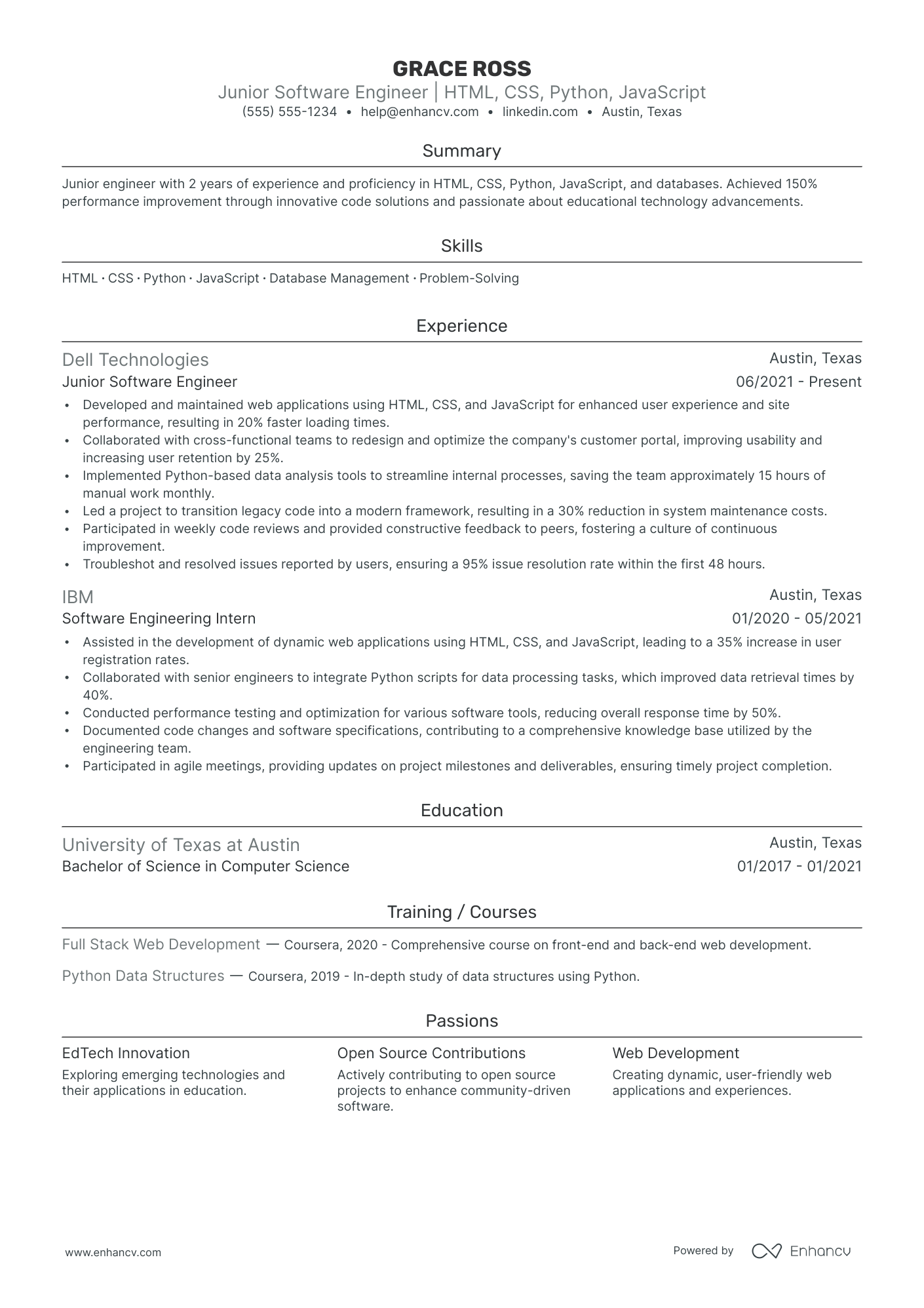 Machine Learning Instructor Resume Example Resume Example