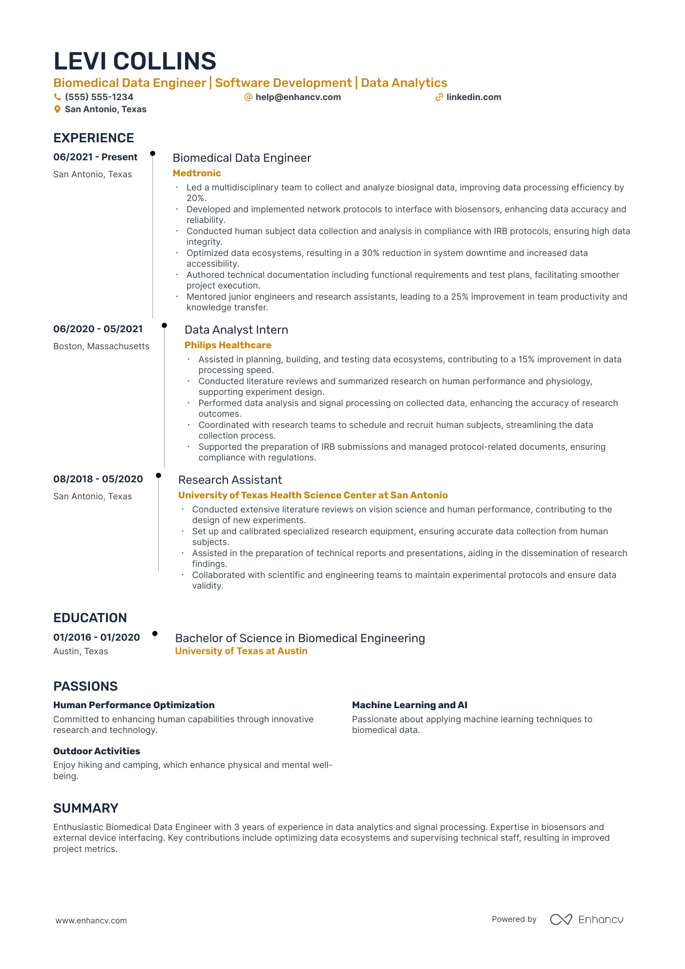 Data Science Engineer Resume Example Resume Example