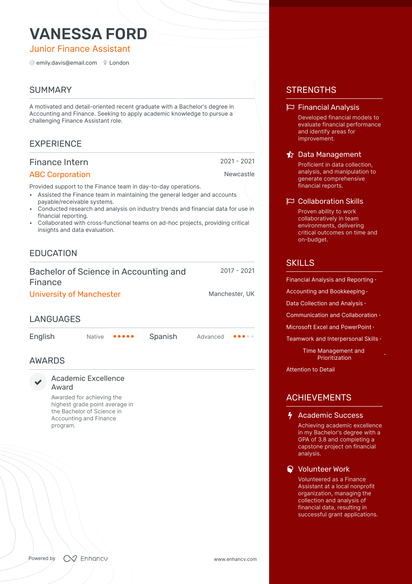 3 Finance Manager CV Examples for 2024