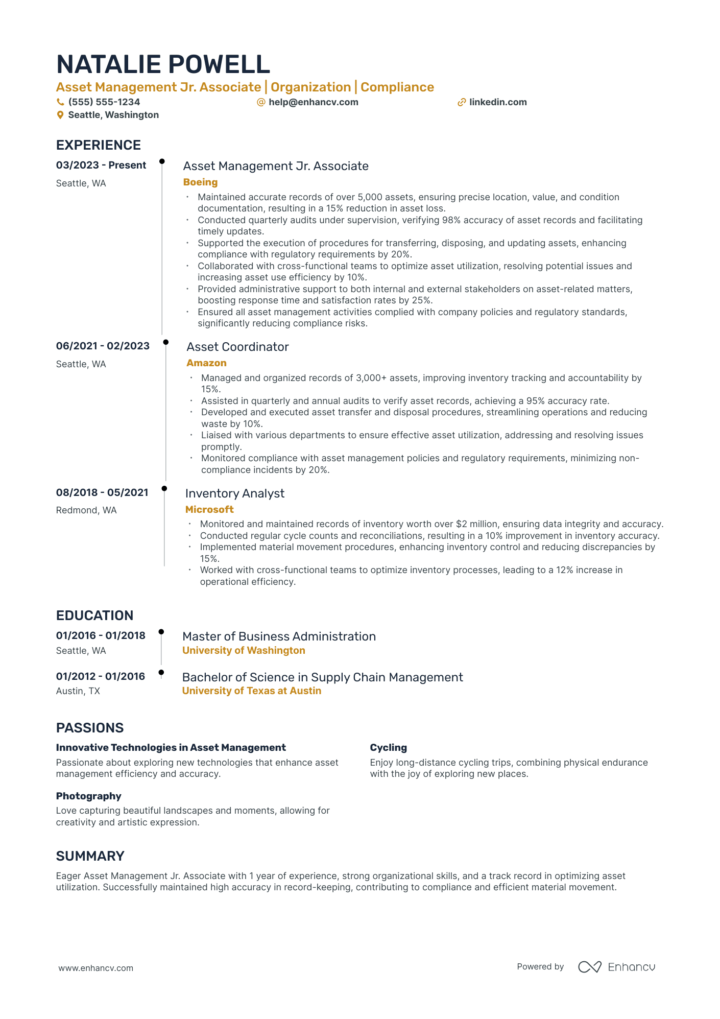 Junior Virtual Assistant resume example