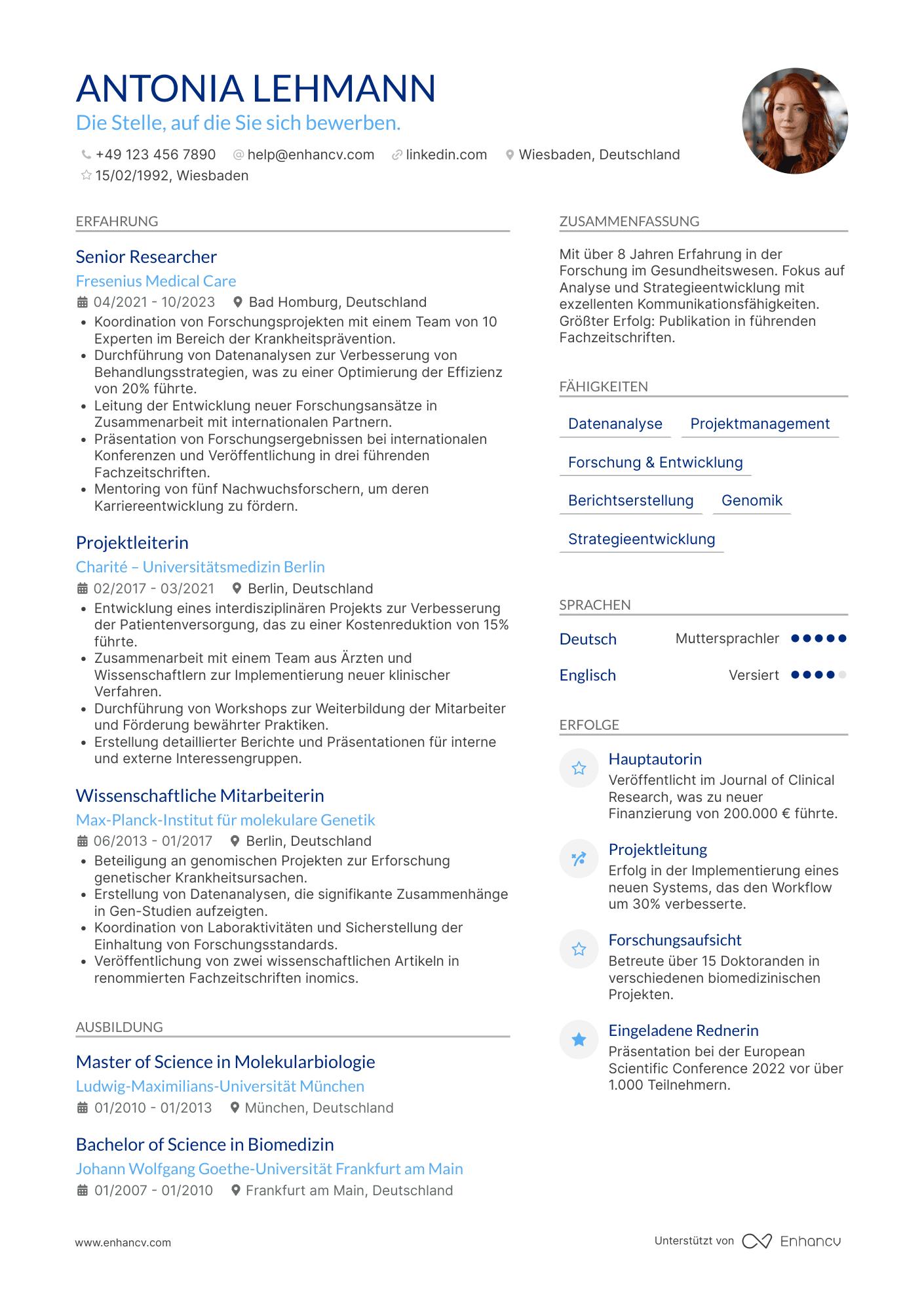 Akademiker CV
