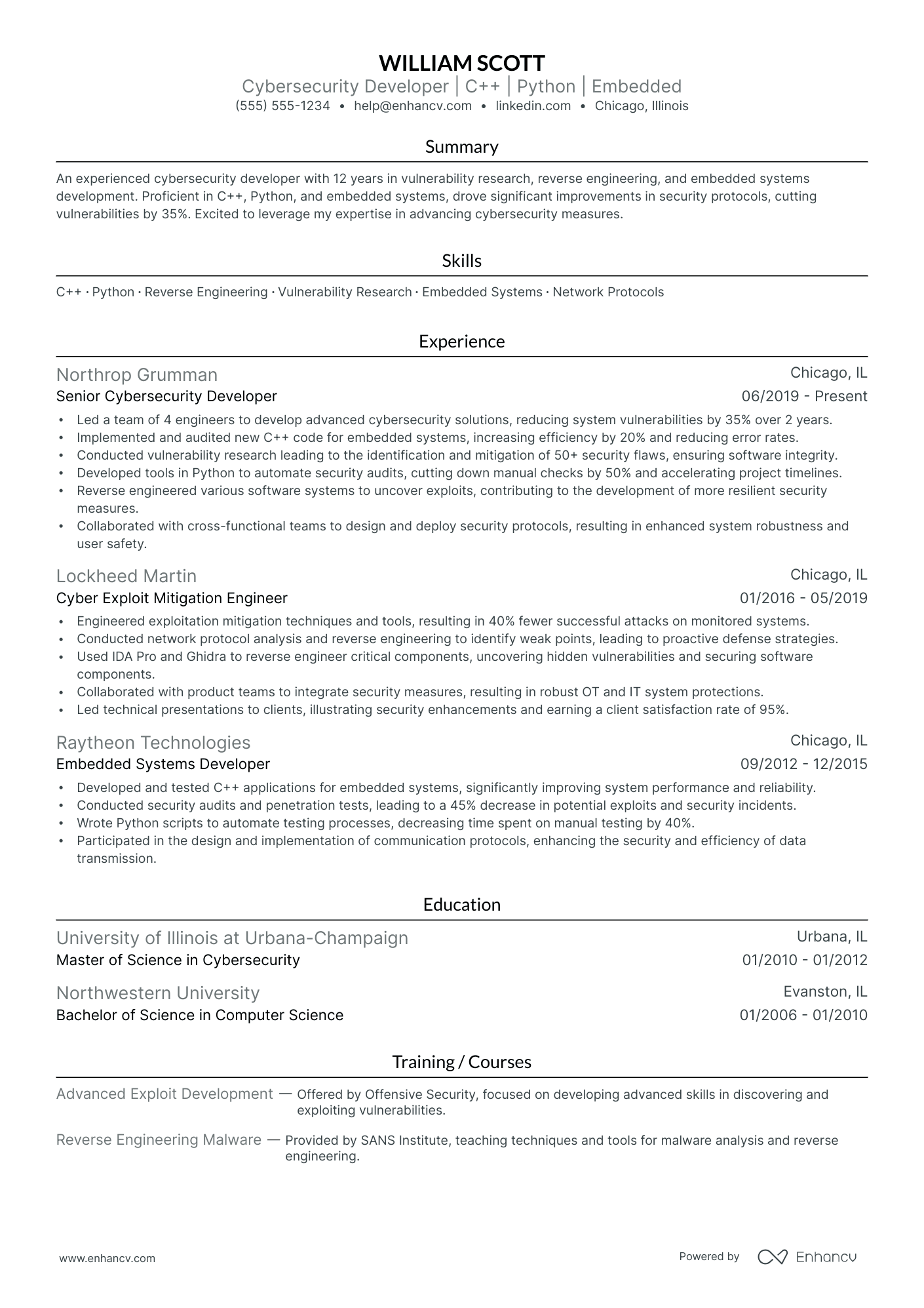 Junior C++ Developer Resume Example Resume Example