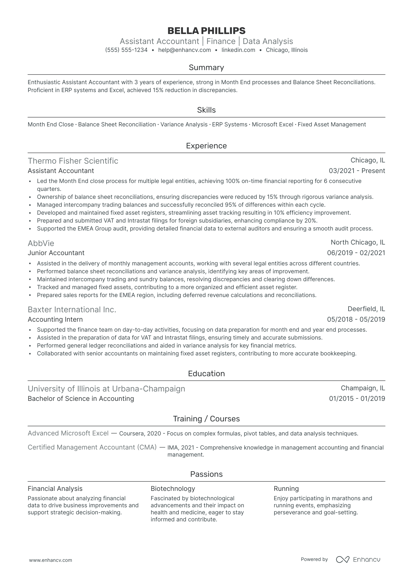 Assistant Revenue Accountant Resume Example Resume Example