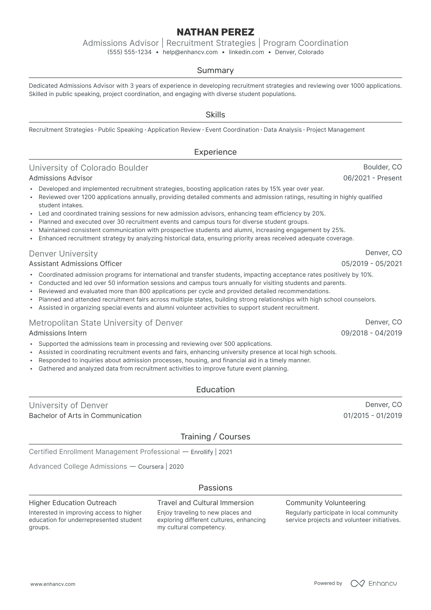 Virtual Content Assistant resume example