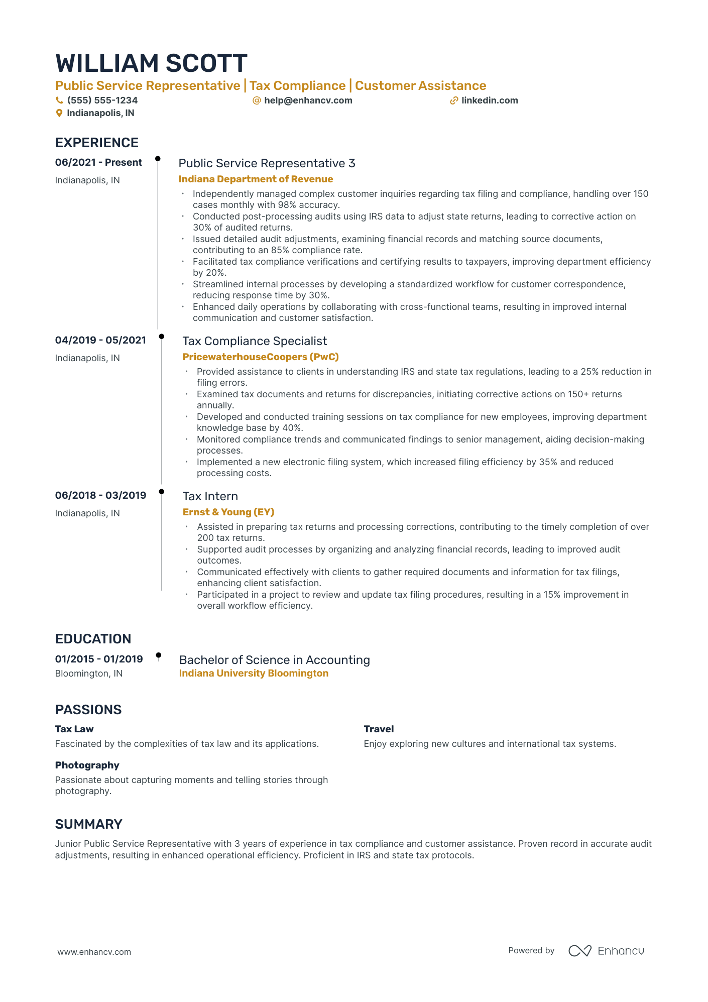 Retail Customer Service Representative resume example