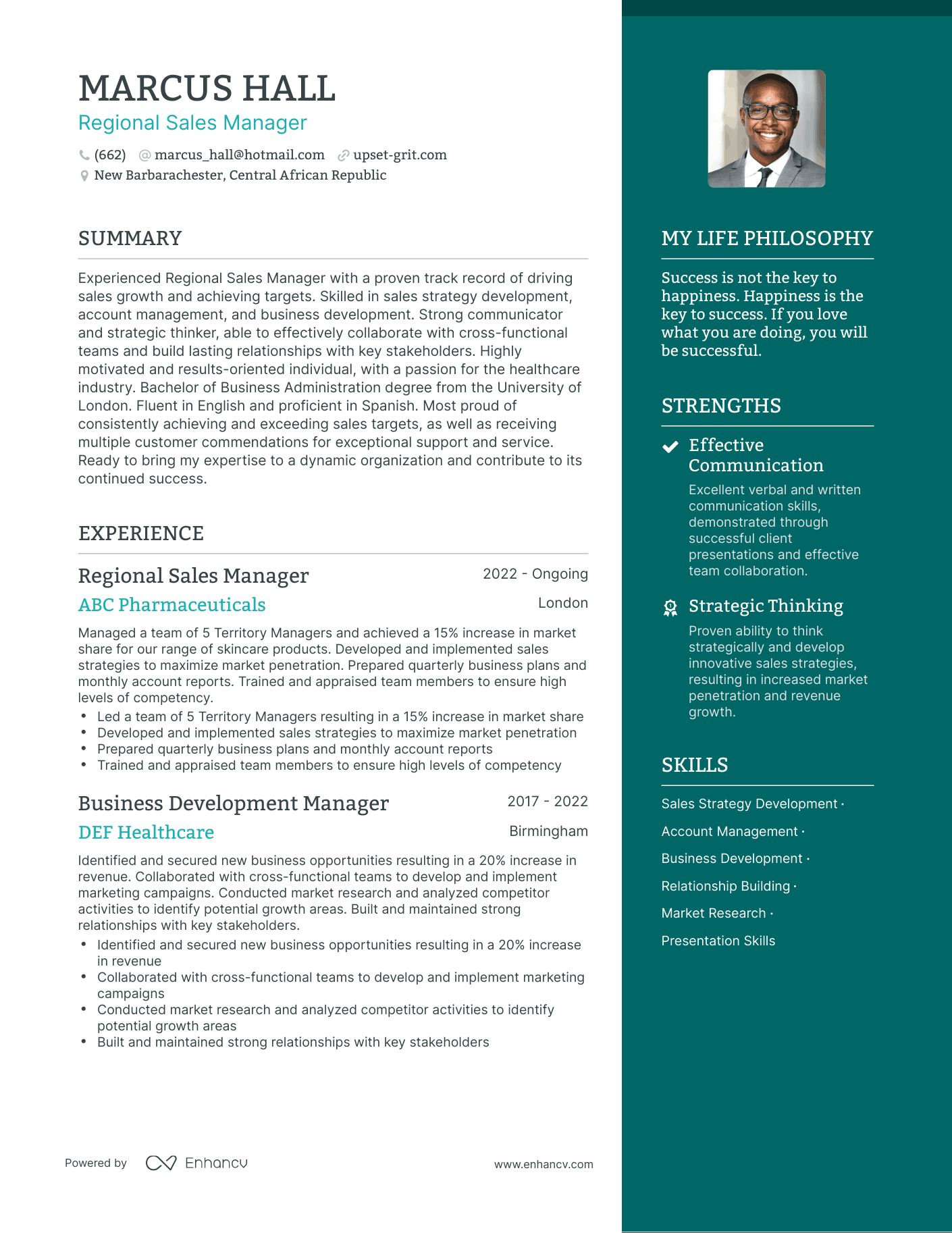 3 Regional Sales Manager Resume Examples How To Guide For 2024