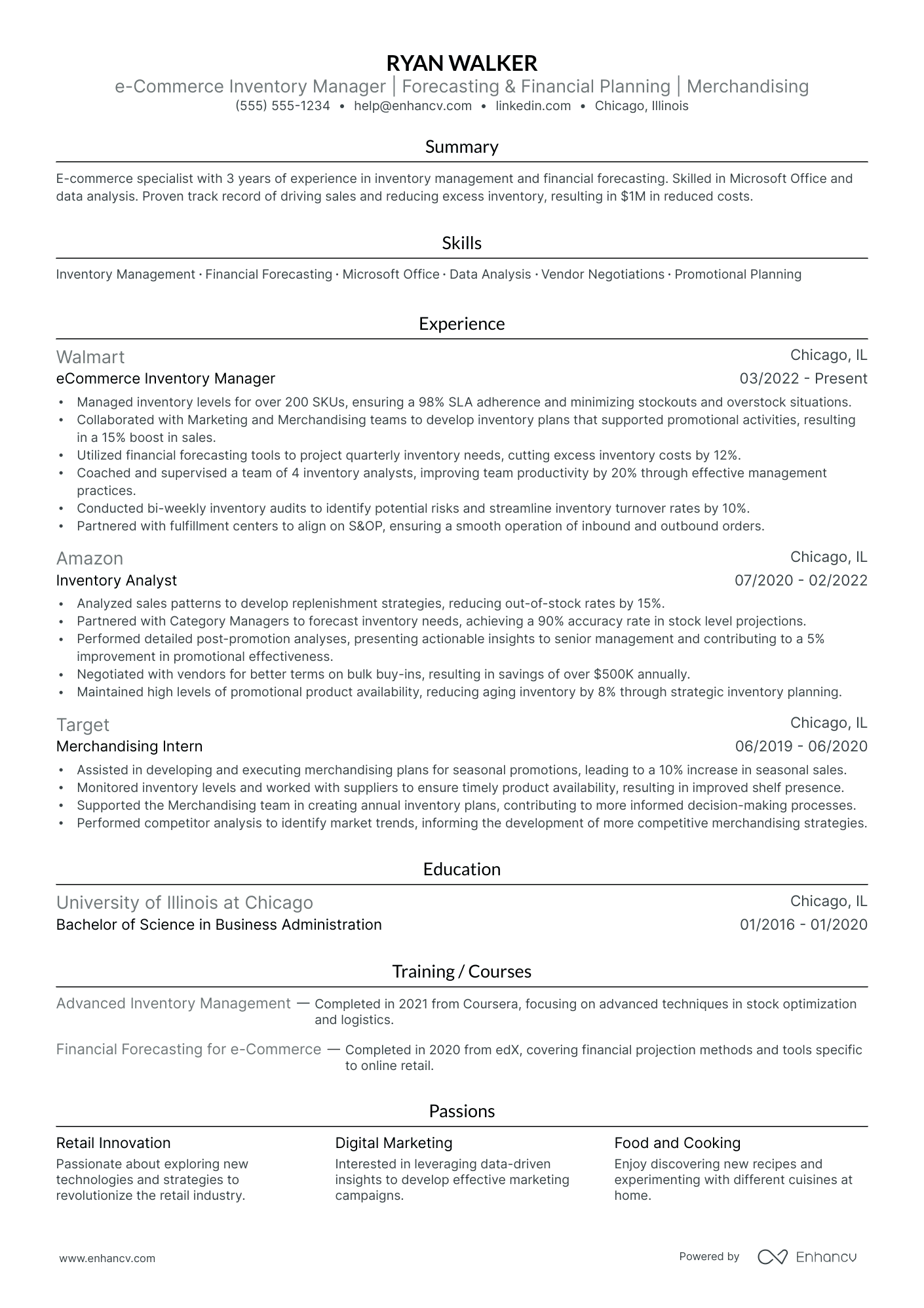 Inventory Logistics Manager Resume Example Resume Example