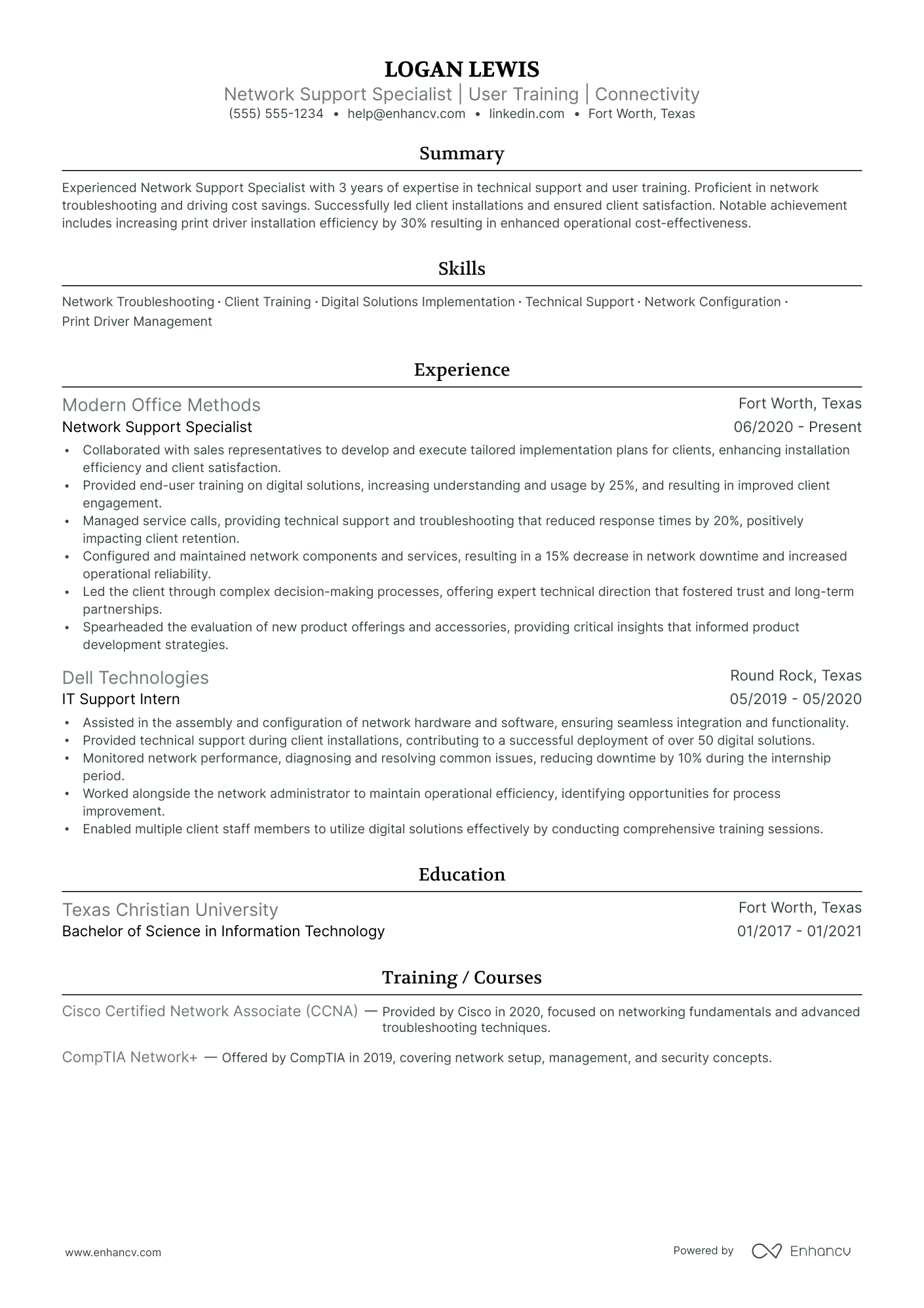 Computer Hardware Engineer Consultant resume example