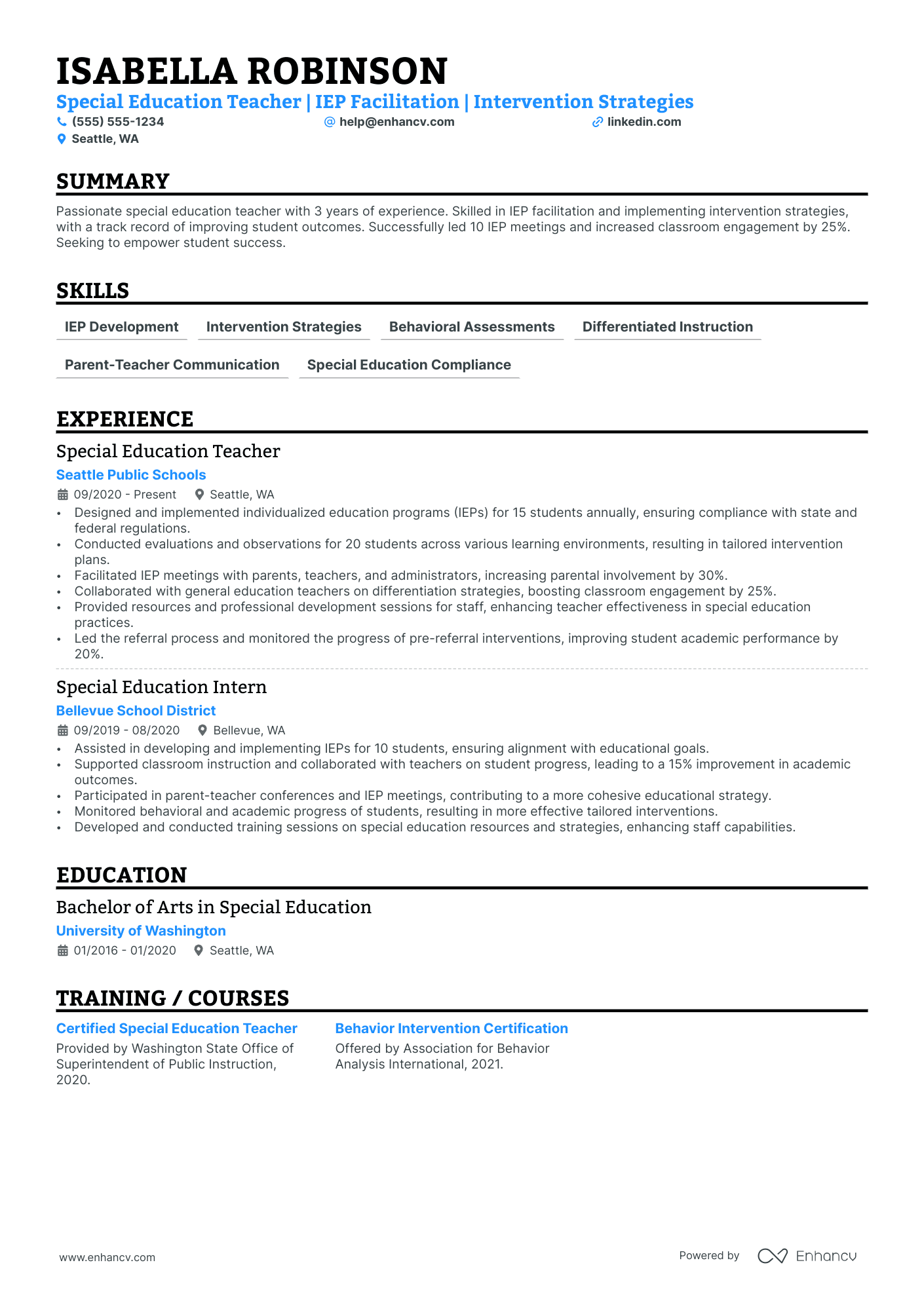 Instructional Design Strategist resume example