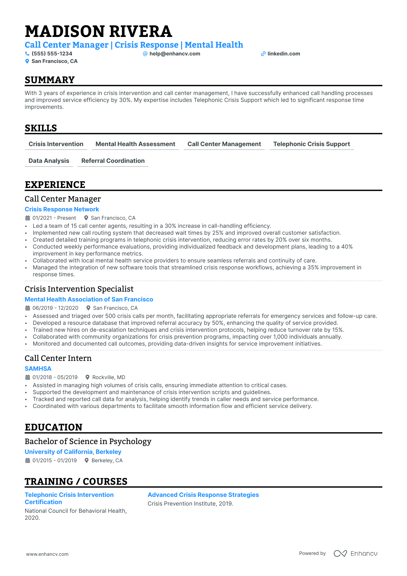 Call Center Manager Resume Example Resume Example