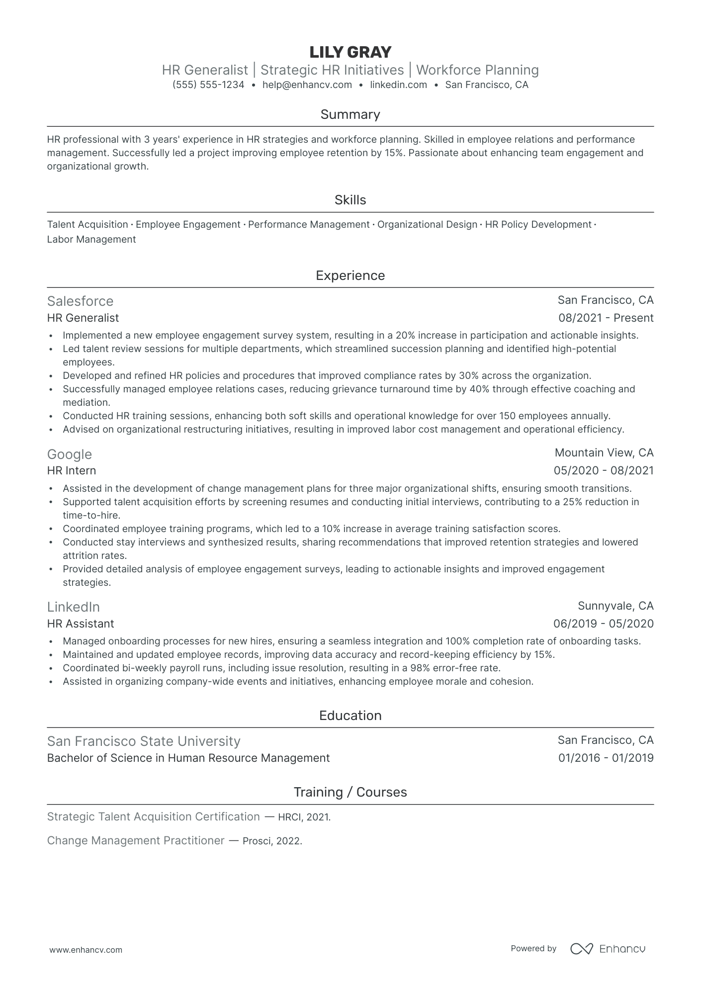 HR Director - Succession Planning Resume Example Resume Example