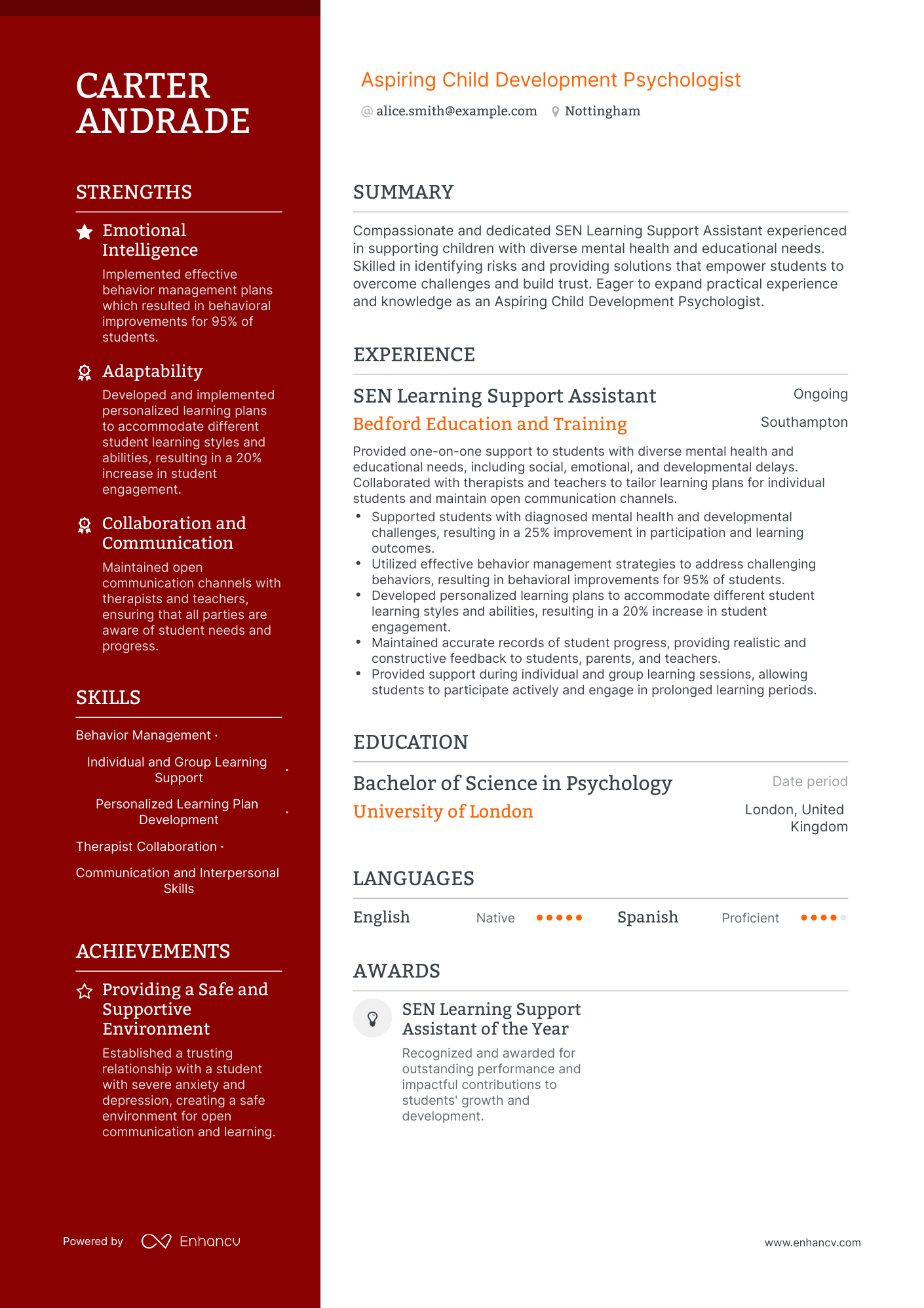 3 Psychologist Cv Examples For 2023