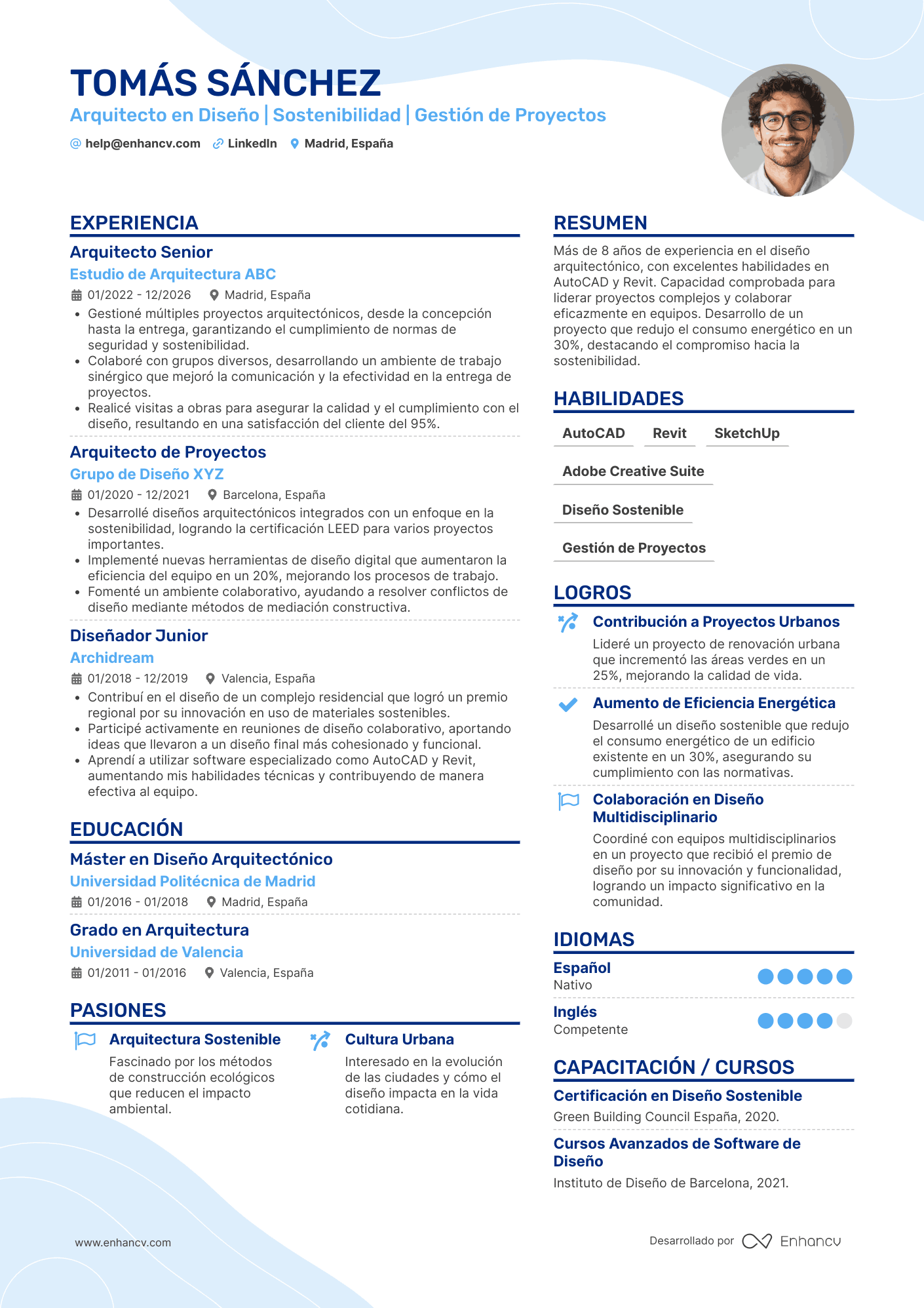 ejemplos de curriculum vitae argentina CV