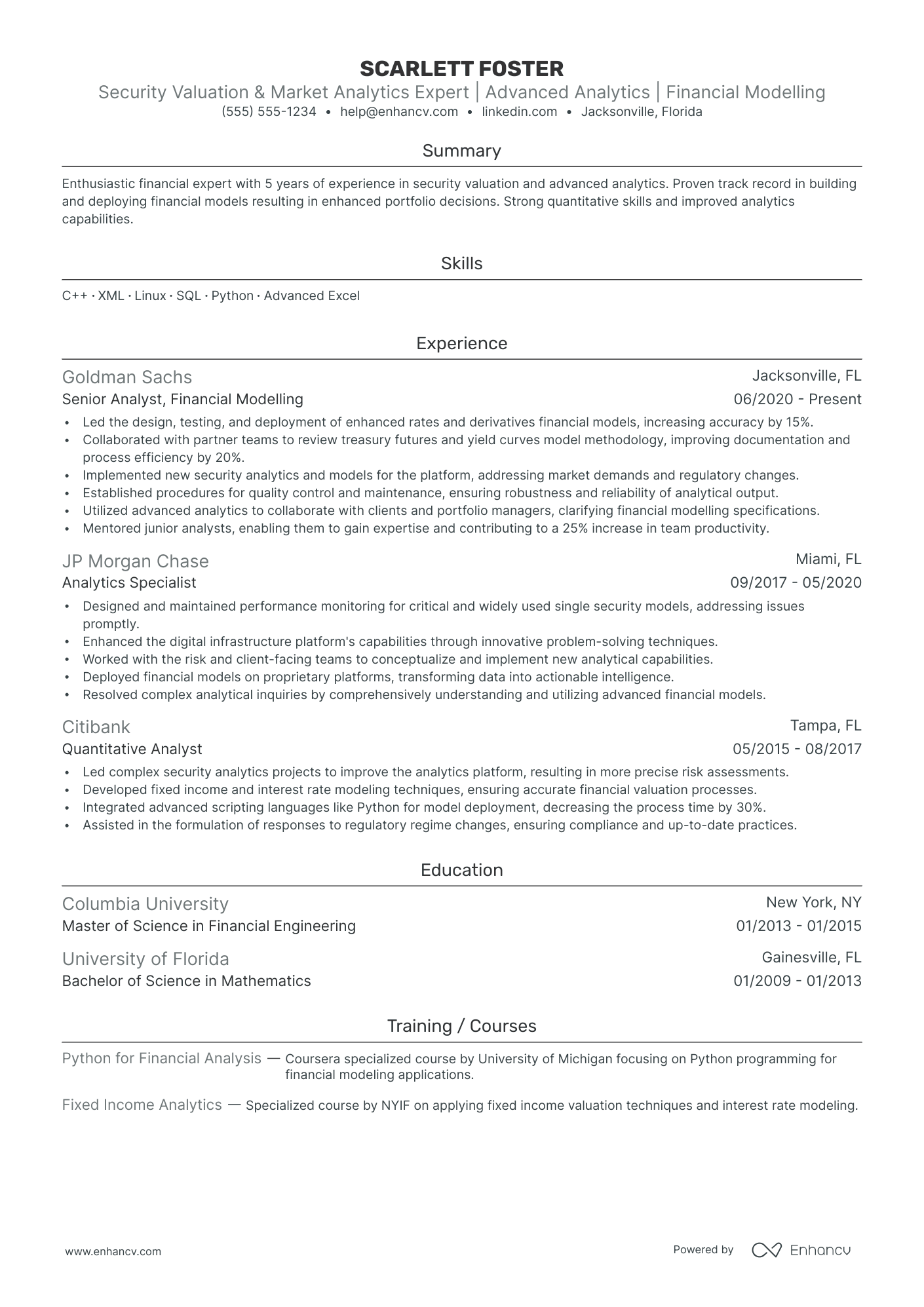 Junior Excel Expert Resume Example Resume Example