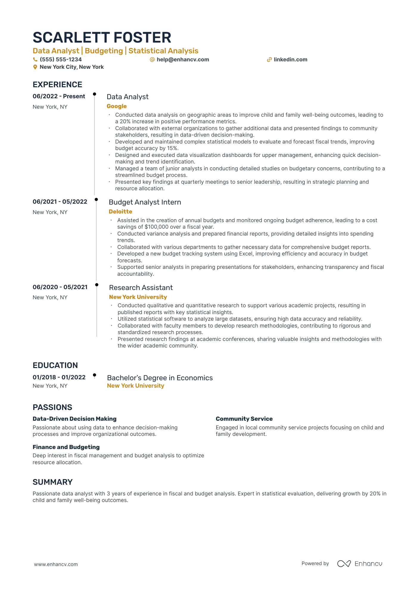 Systems Analyst resume example