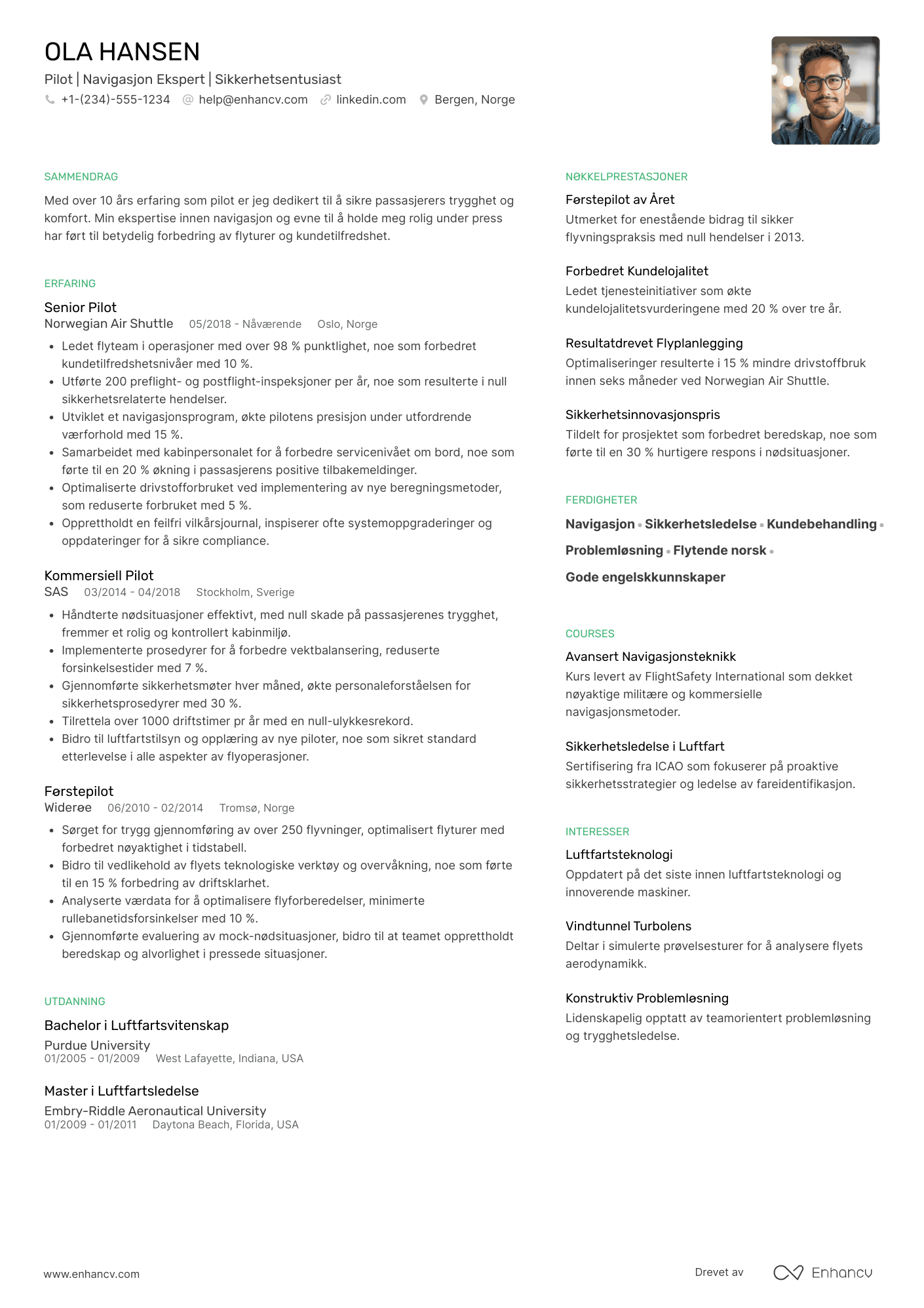 Pilot CV