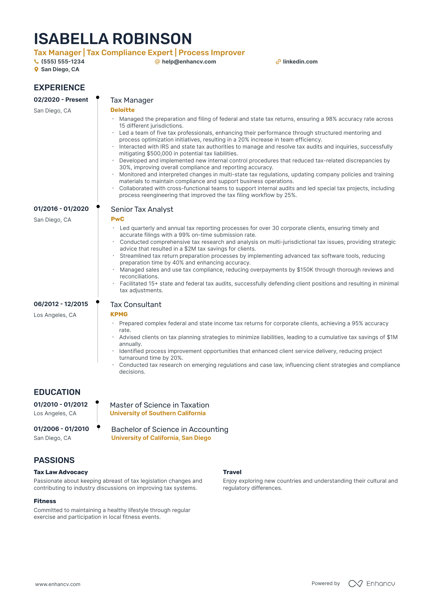 Junior Tax Associate Resume Example Resume Example