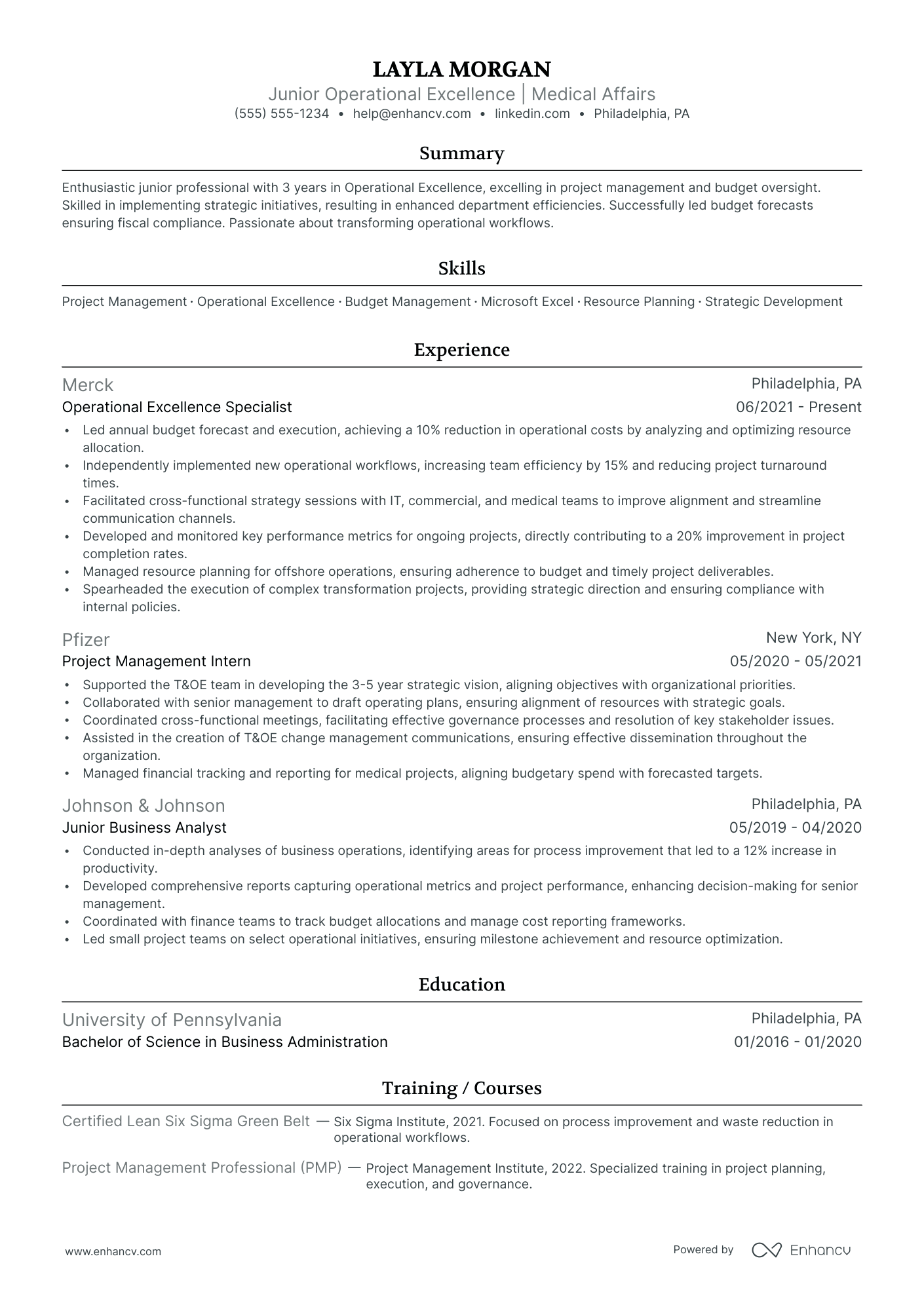 Change Management Operations Lead resume example