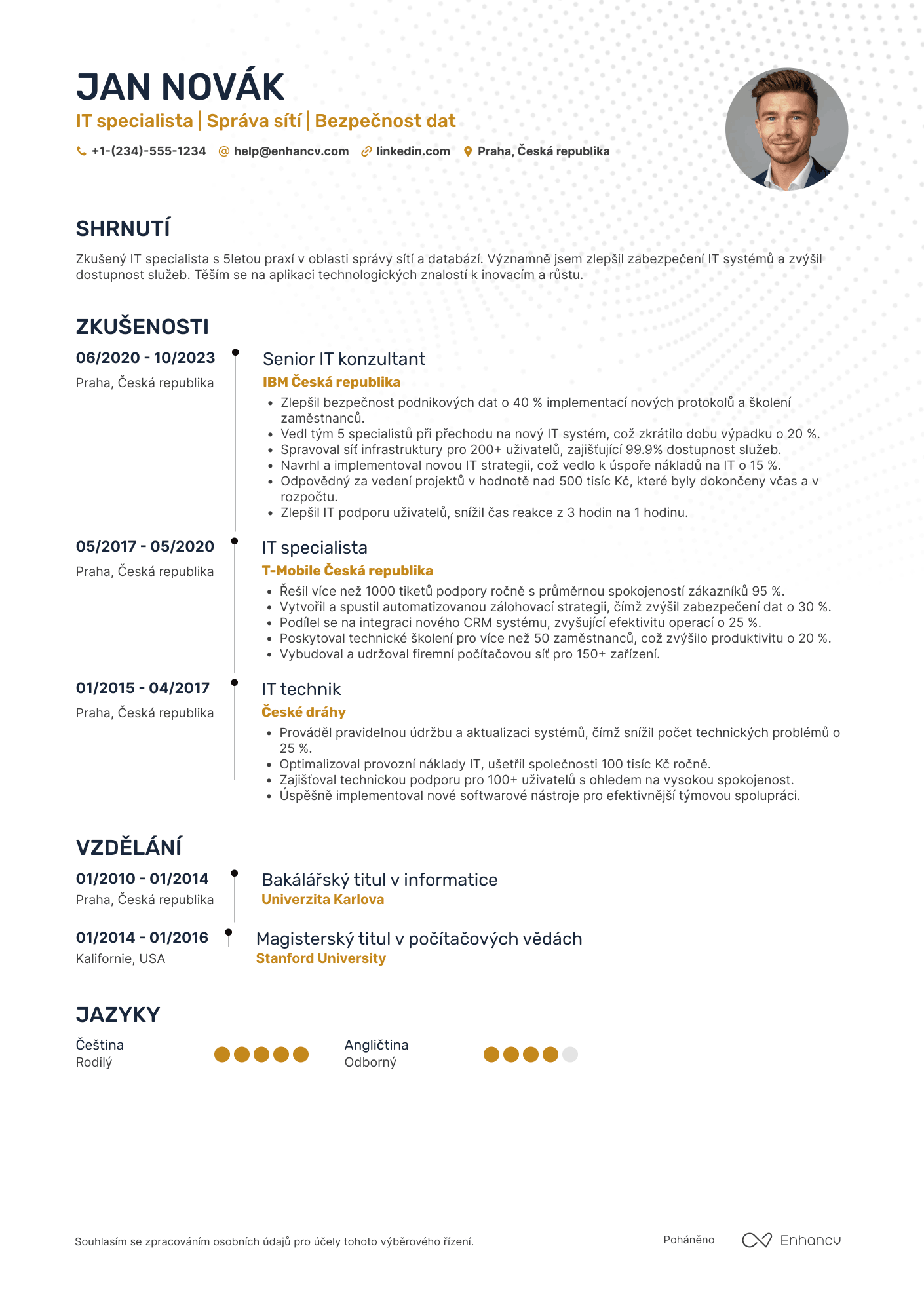 IT specialista CV